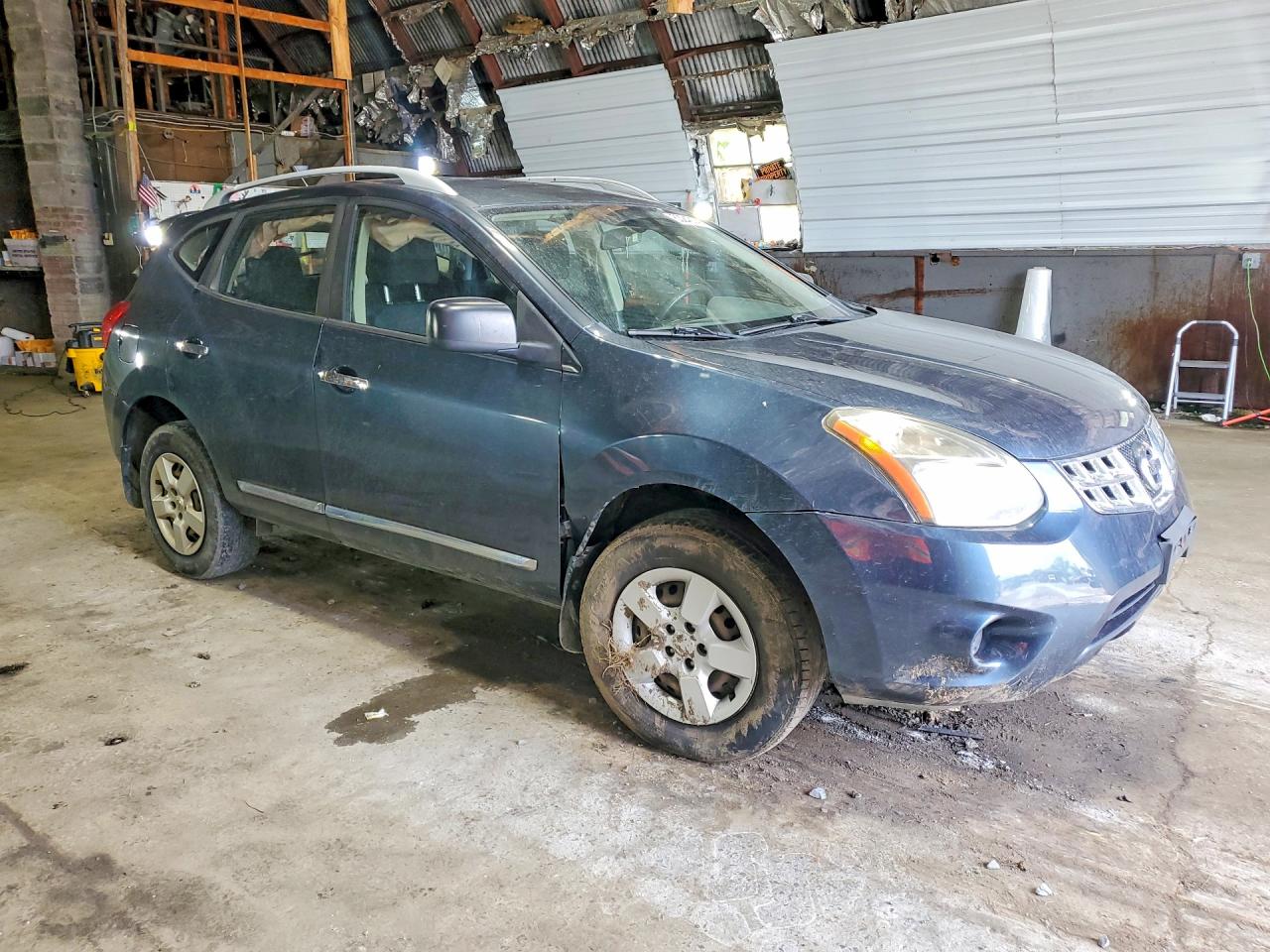 2015 Nissan Rogue Select S Gray vin: JN8AS5MV0FW771327