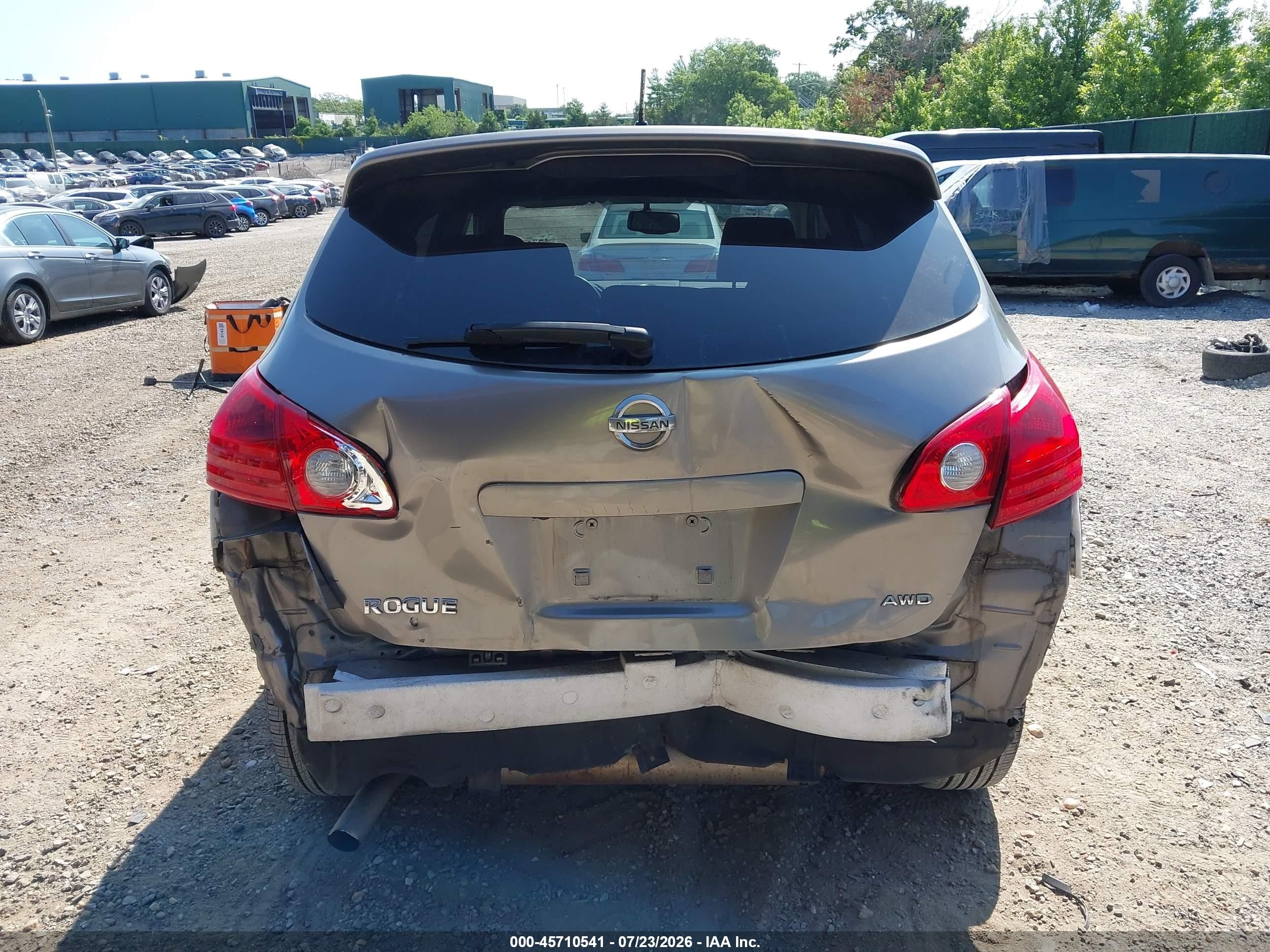 2010 Nissan Rogue S Beige vin: JN8AS5MV1AW103819