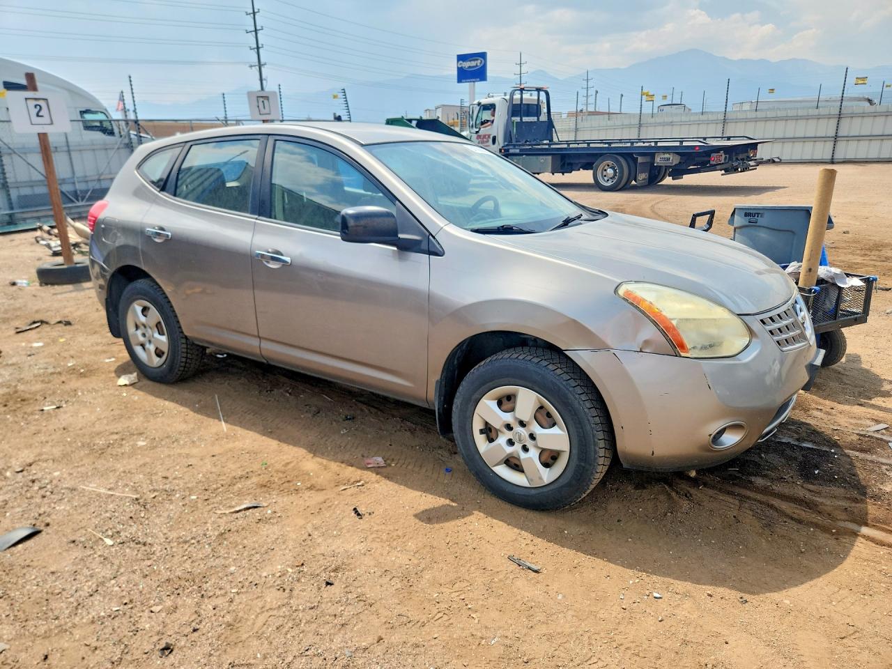2010 Nissan Rogue S Gray vin: JN8AS5MV1AW105599