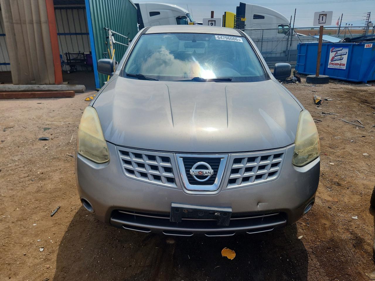 2010 Nissan Rogue S Gray vin: JN8AS5MV1AW105599