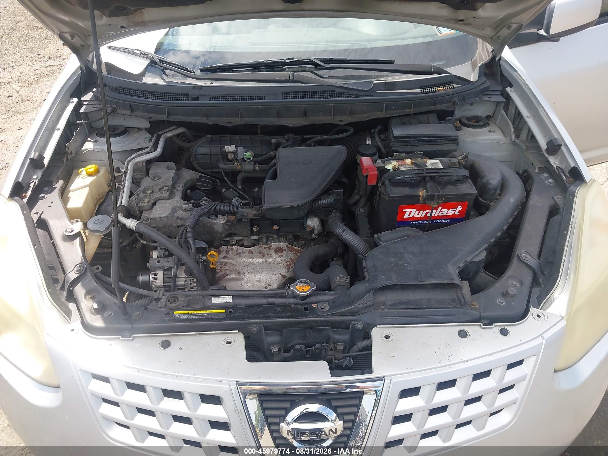 2010 Nissan Rogue Sl Silver vin: JN8AS5MV1AW107191