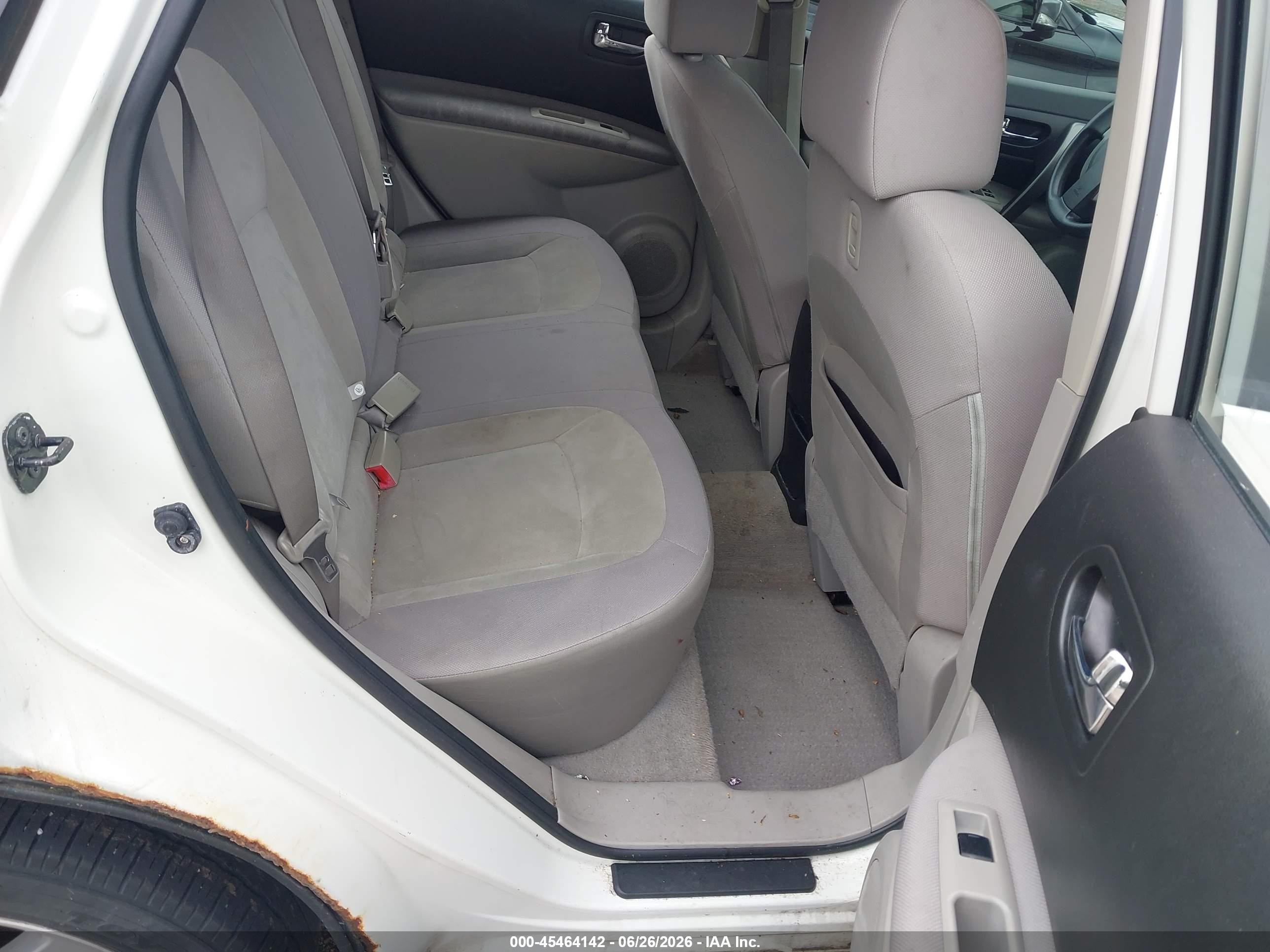 2010 Nissan Rogue S White vin: JN8AS5MV1AW107563
