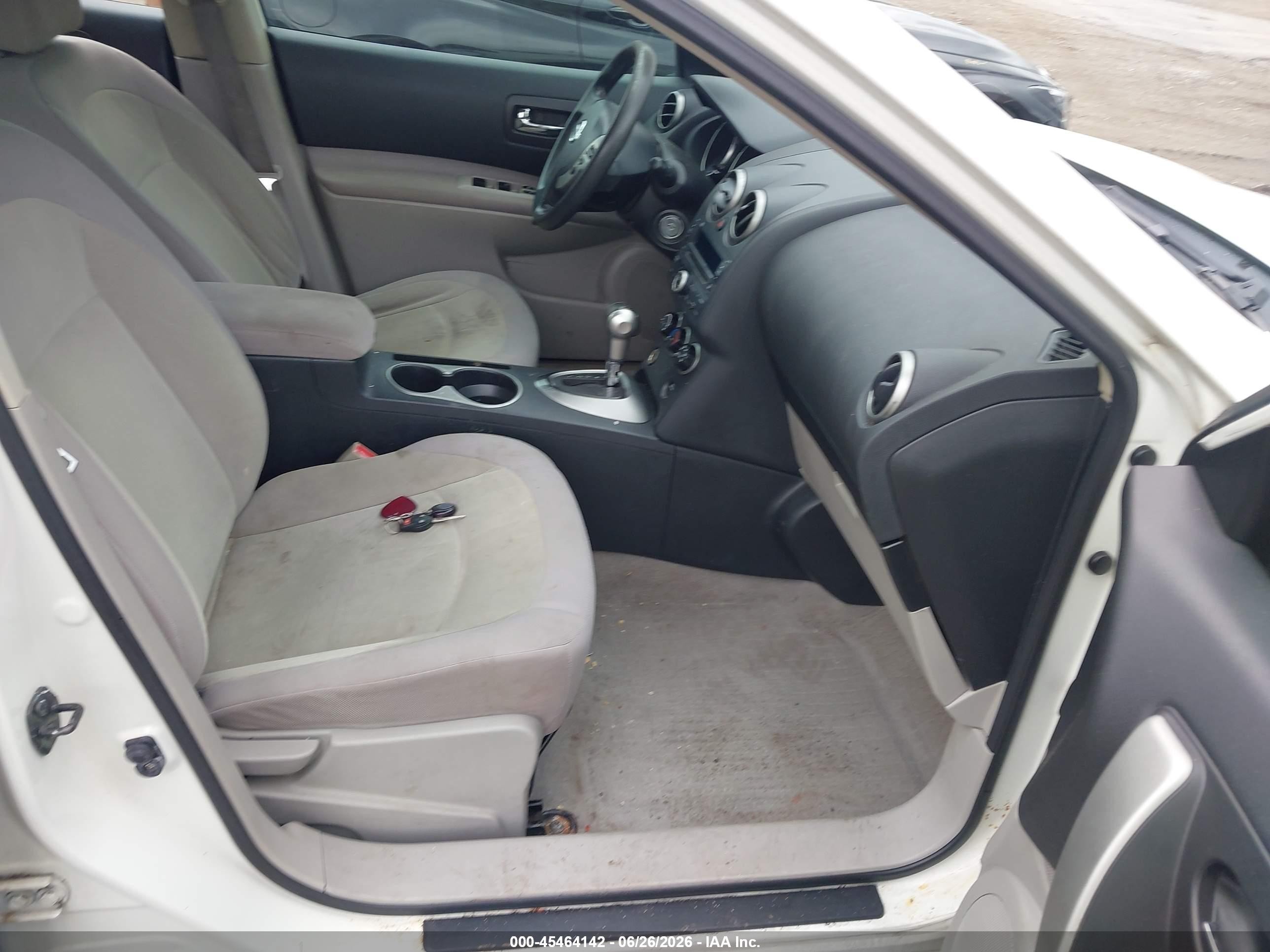 2010 Nissan Rogue S White vin: JN8AS5MV1AW107563