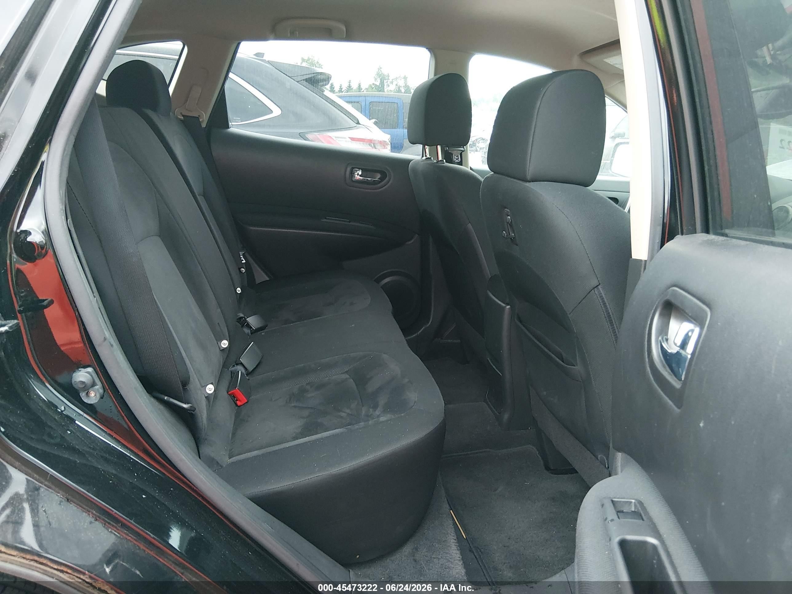 2010 Nissan Rogue S Black vin: JN8AS5MV1AW112830