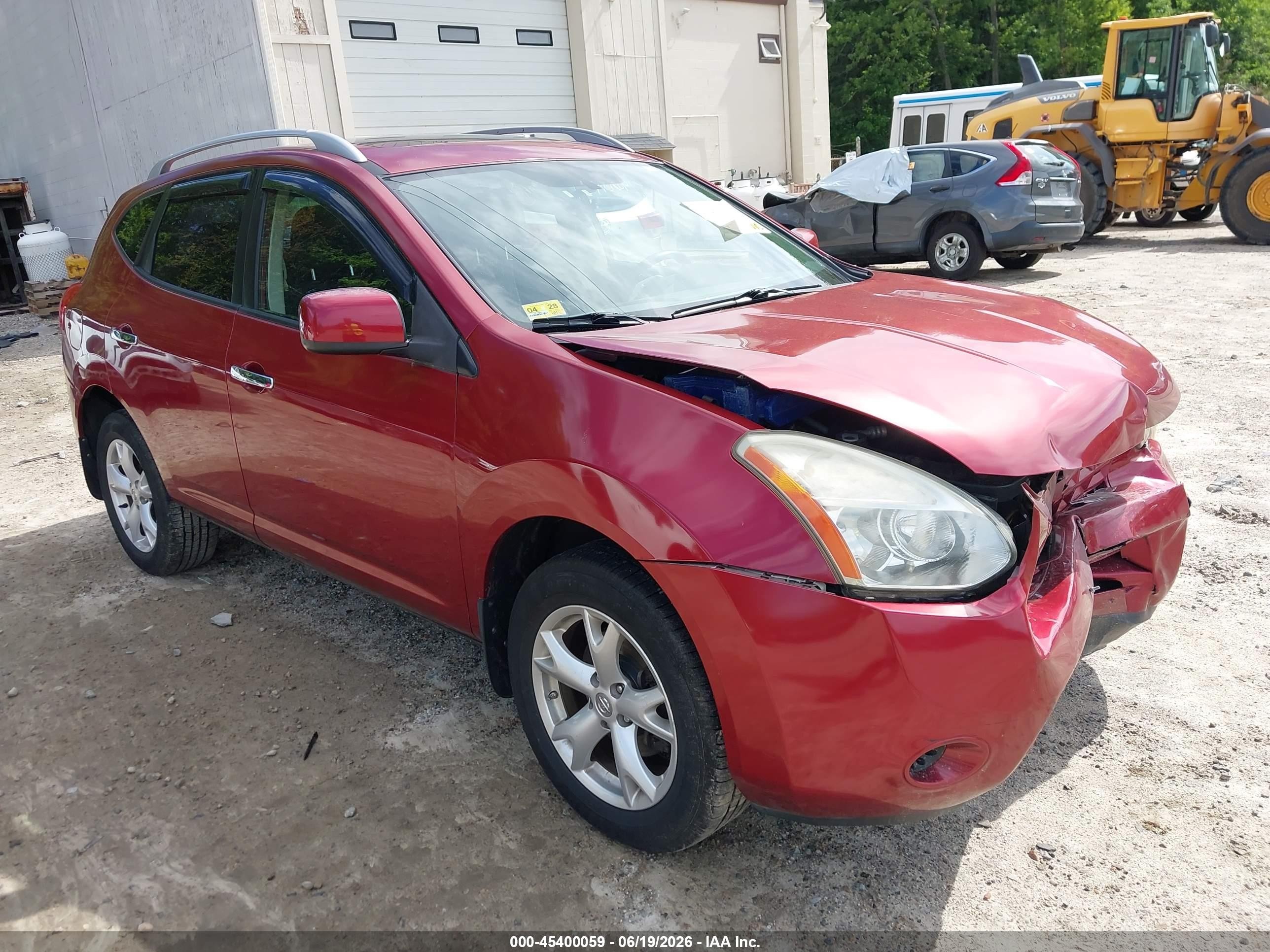 2010 Nissan Rogue Sl Burgundy vin: JN8AS5MV1AW113881