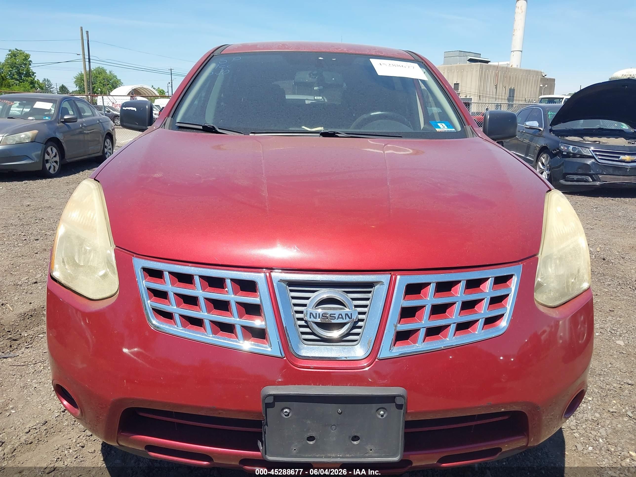 2010 Nissan Rogue S Red vin: JN8AS5MV1AW115310