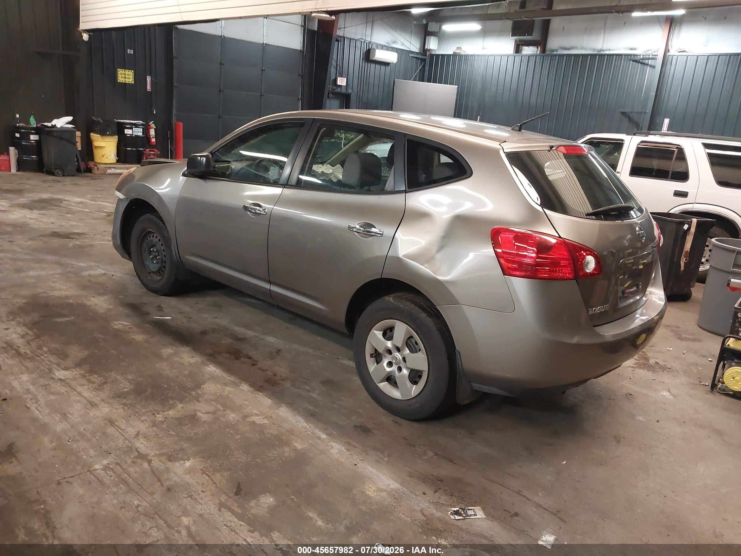 2010 Nissan Rogue S Beige vin: JN8AS5MV1AW130065