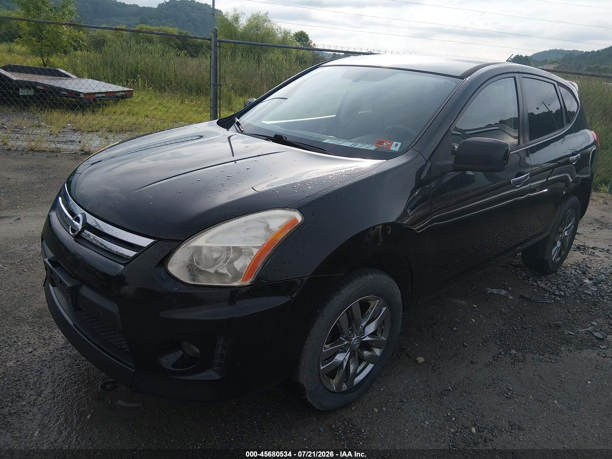2010 Nissan Rogue S Krom Edition Black vin: JN8AS5MV1AW132592