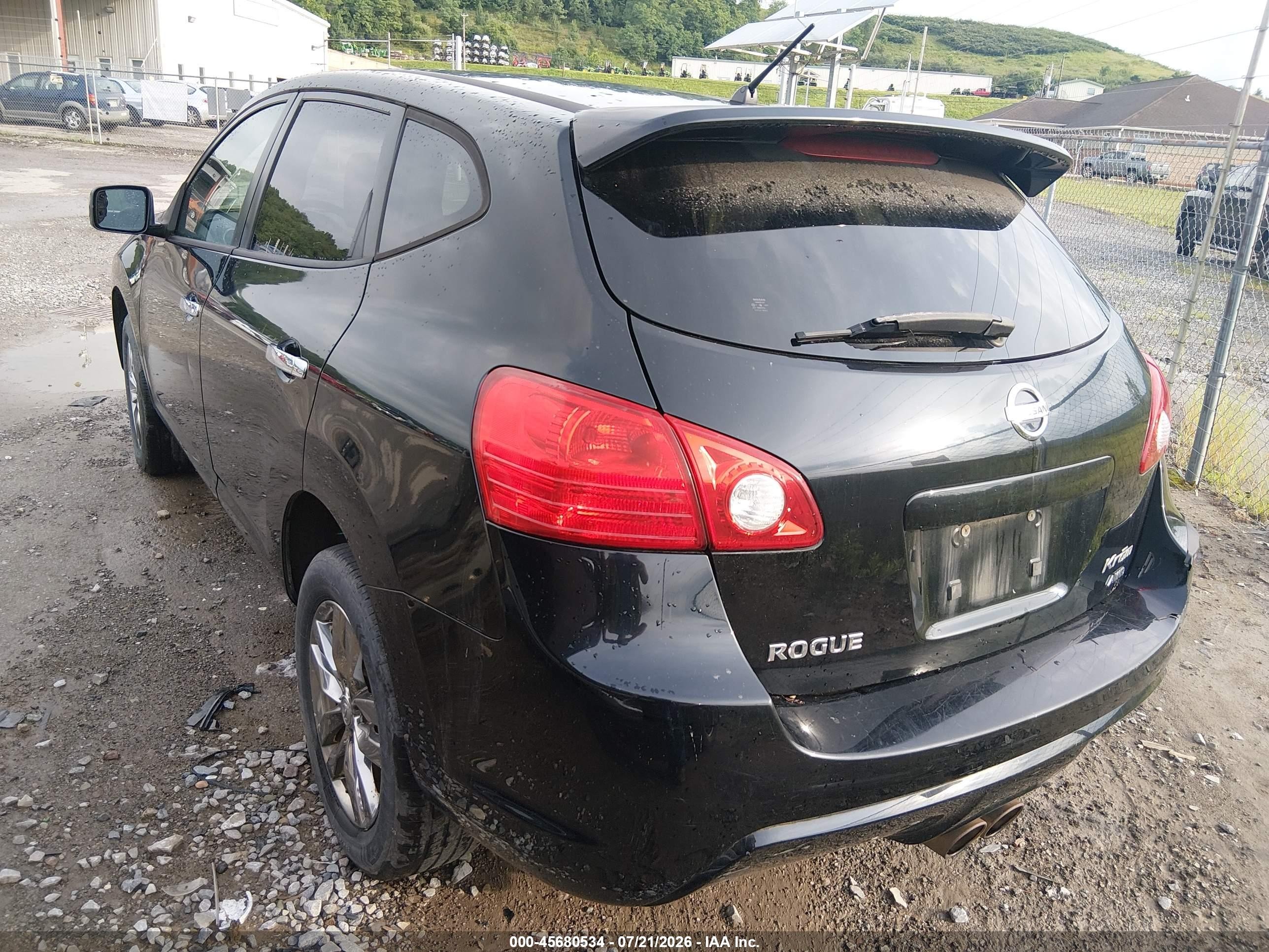 2010 Nissan Rogue S Krom Edition Black vin: JN8AS5MV1AW132592
