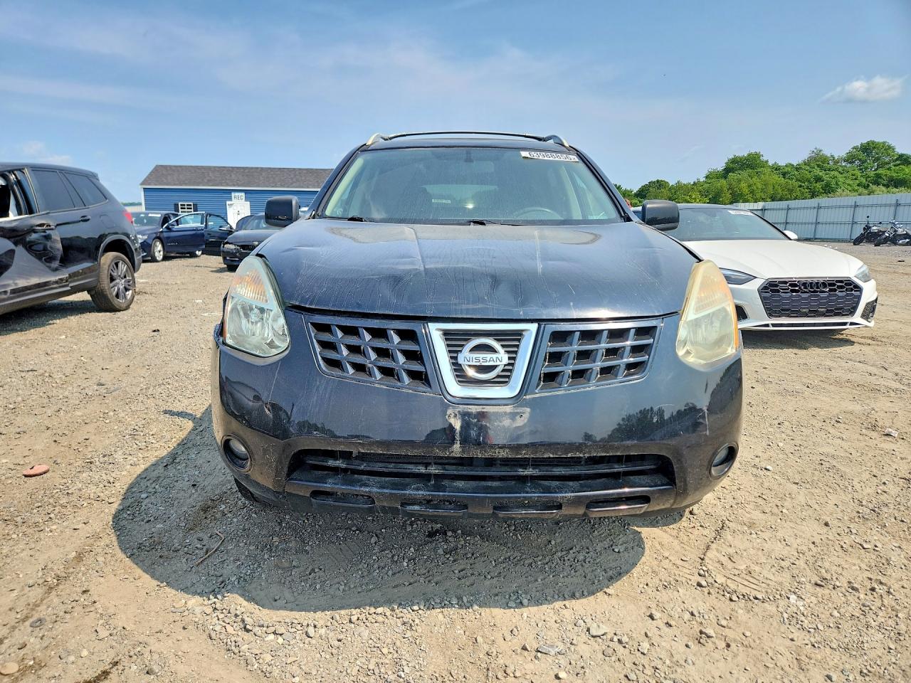 2010 Nissan Rogue S Черный vin: JN8AS5MV1AW132785