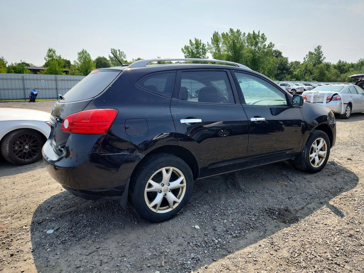 2010 Nissan Rogue S Черный vin: JN8AS5MV1AW132785