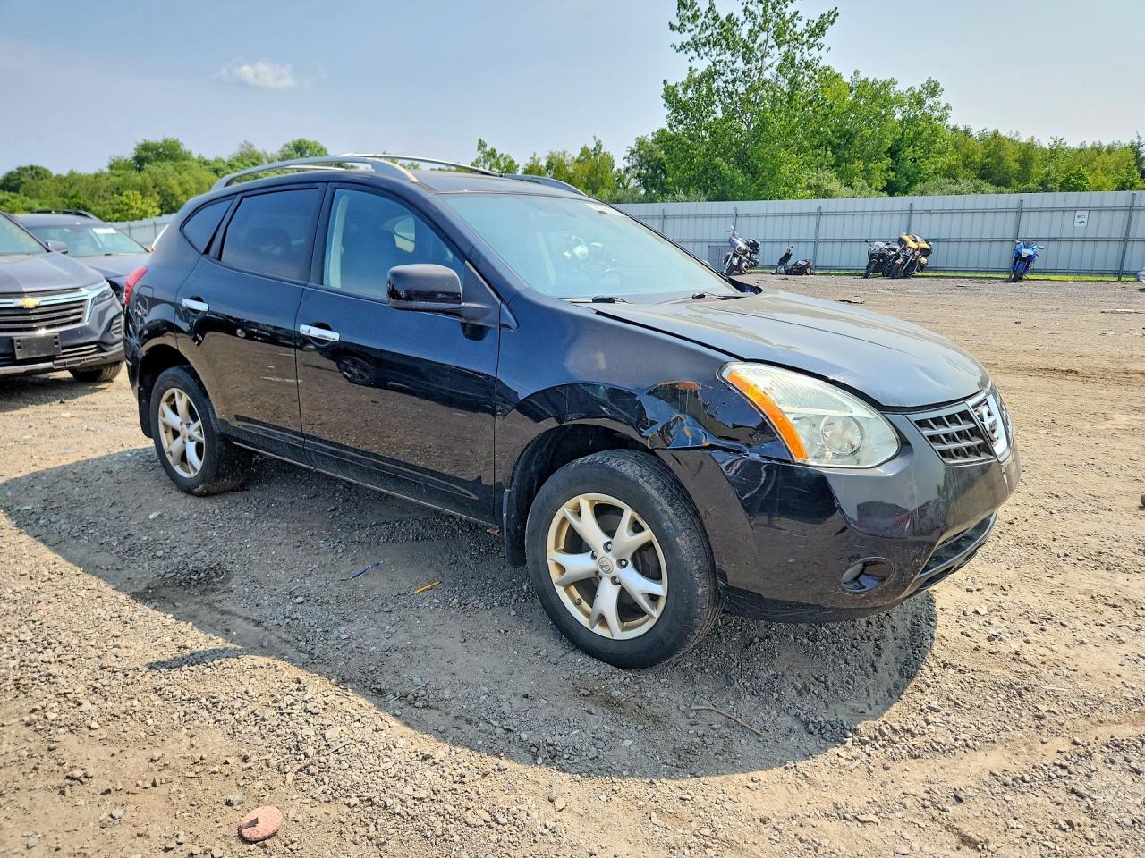 2010 Nissan Rogue S Черный vin: JN8AS5MV1AW132785