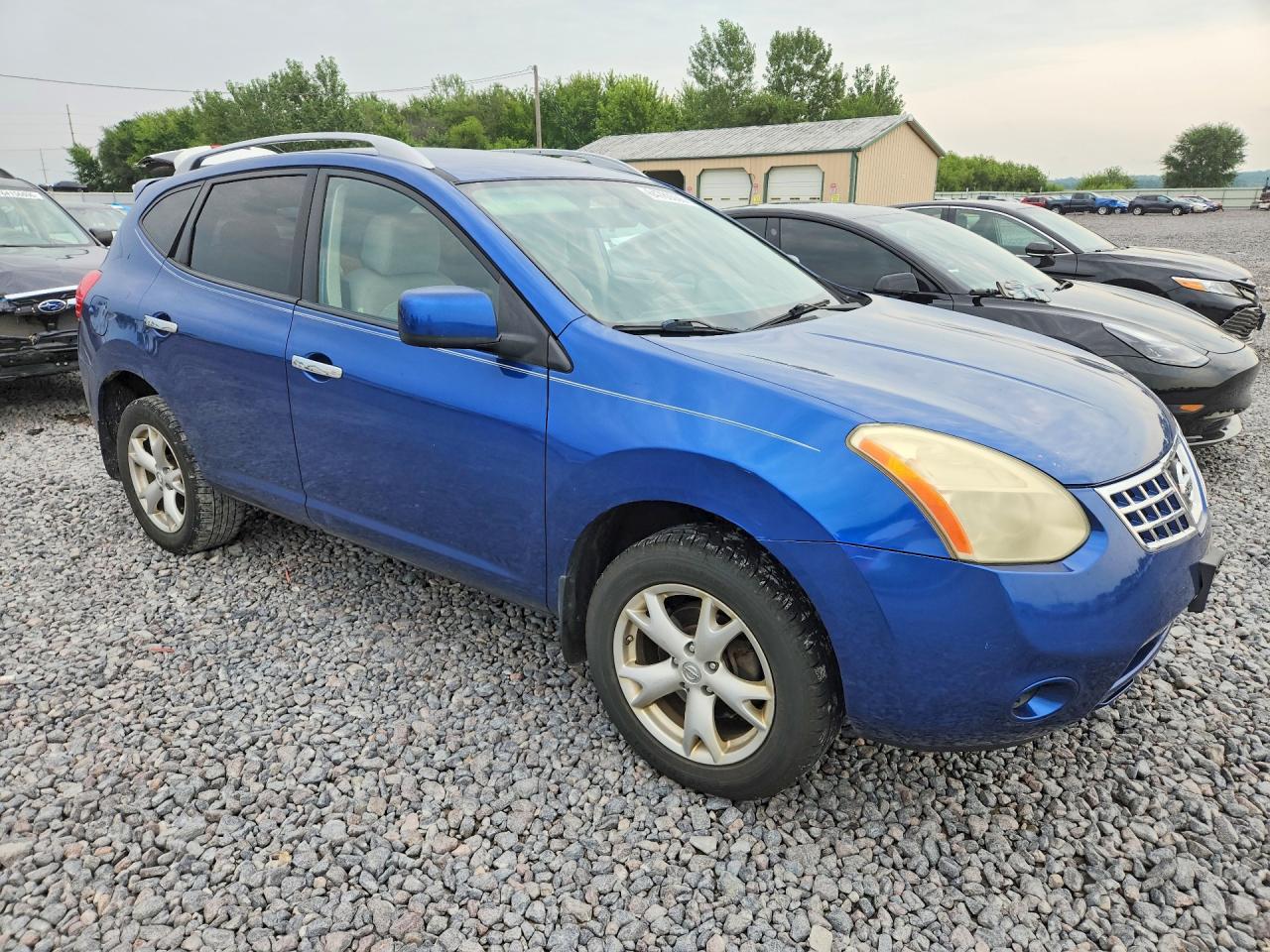 2010 Nissan Rogue S Blue vin: JN8AS5MV1AW143558
