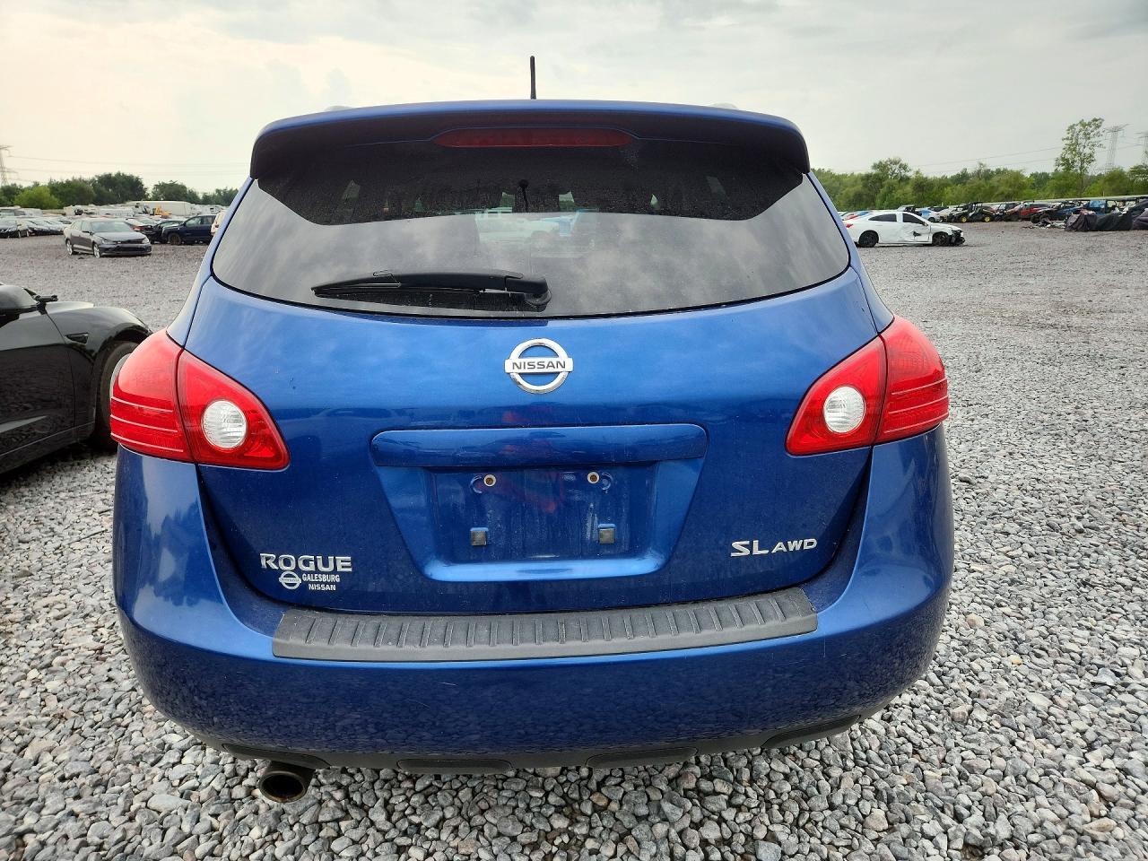 2010 Nissan Rogue S Blue vin: JN8AS5MV1AW143558