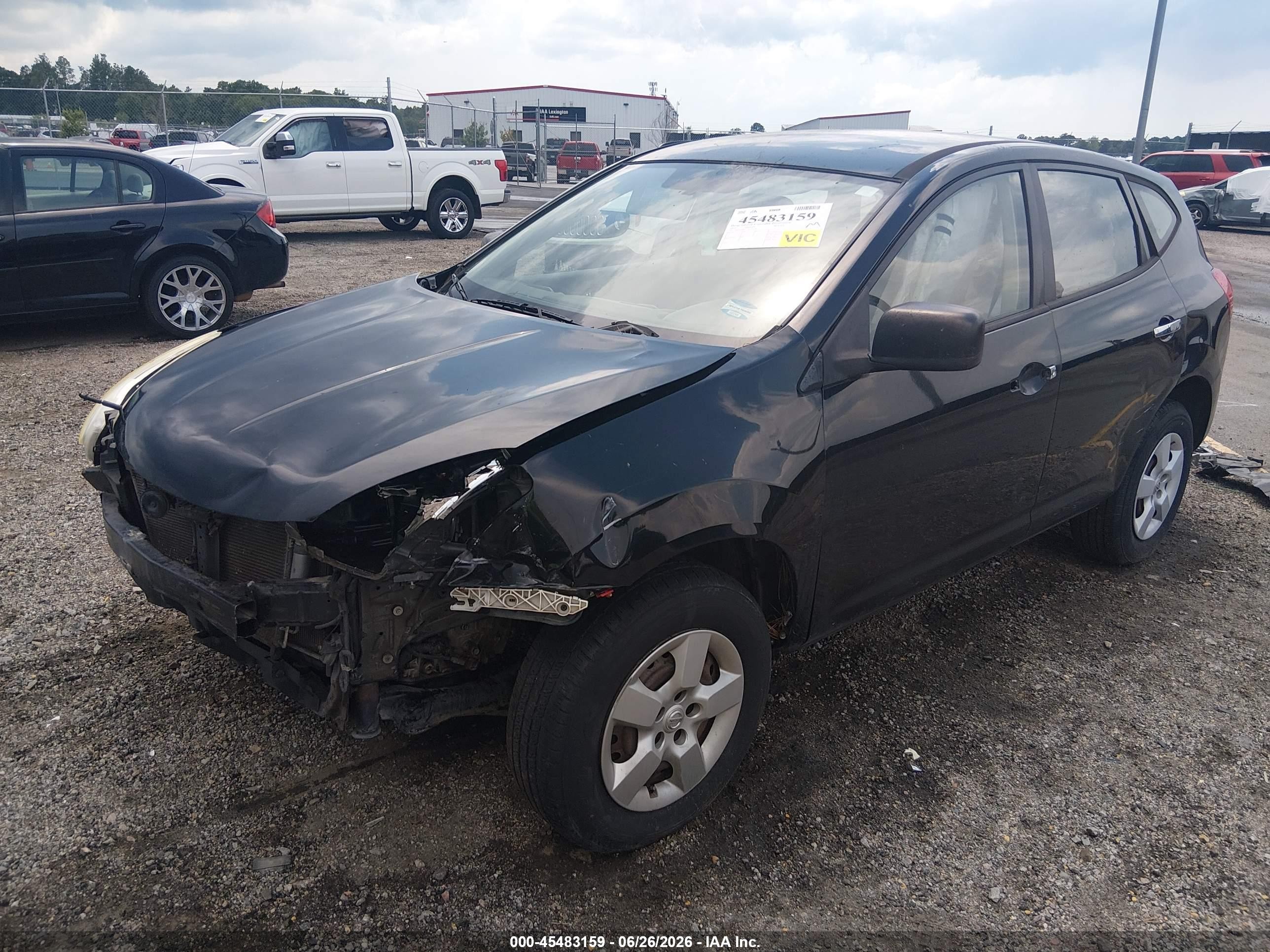 2010 Nissan Rogue S Черный vin: JN8AS5MV1AW144533