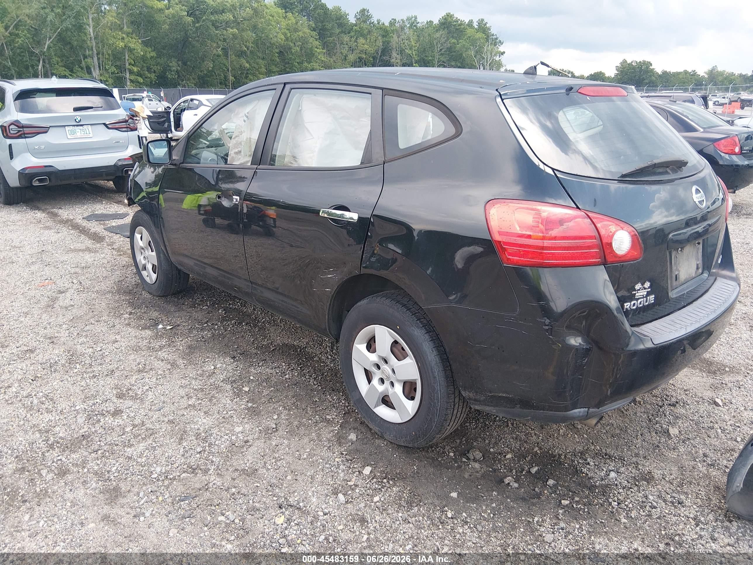 2010 Nissan Rogue S Черный vin: JN8AS5MV1AW144533