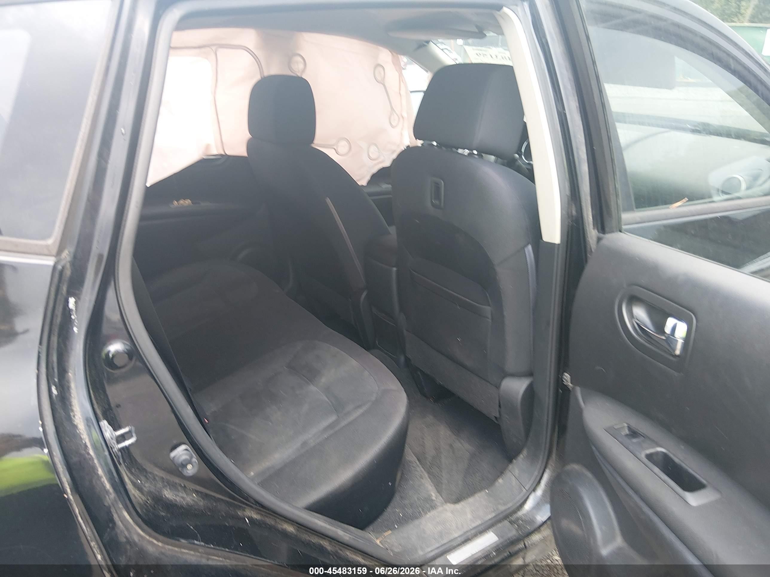 2010 Nissan Rogue S Черный vin: JN8AS5MV1AW144533