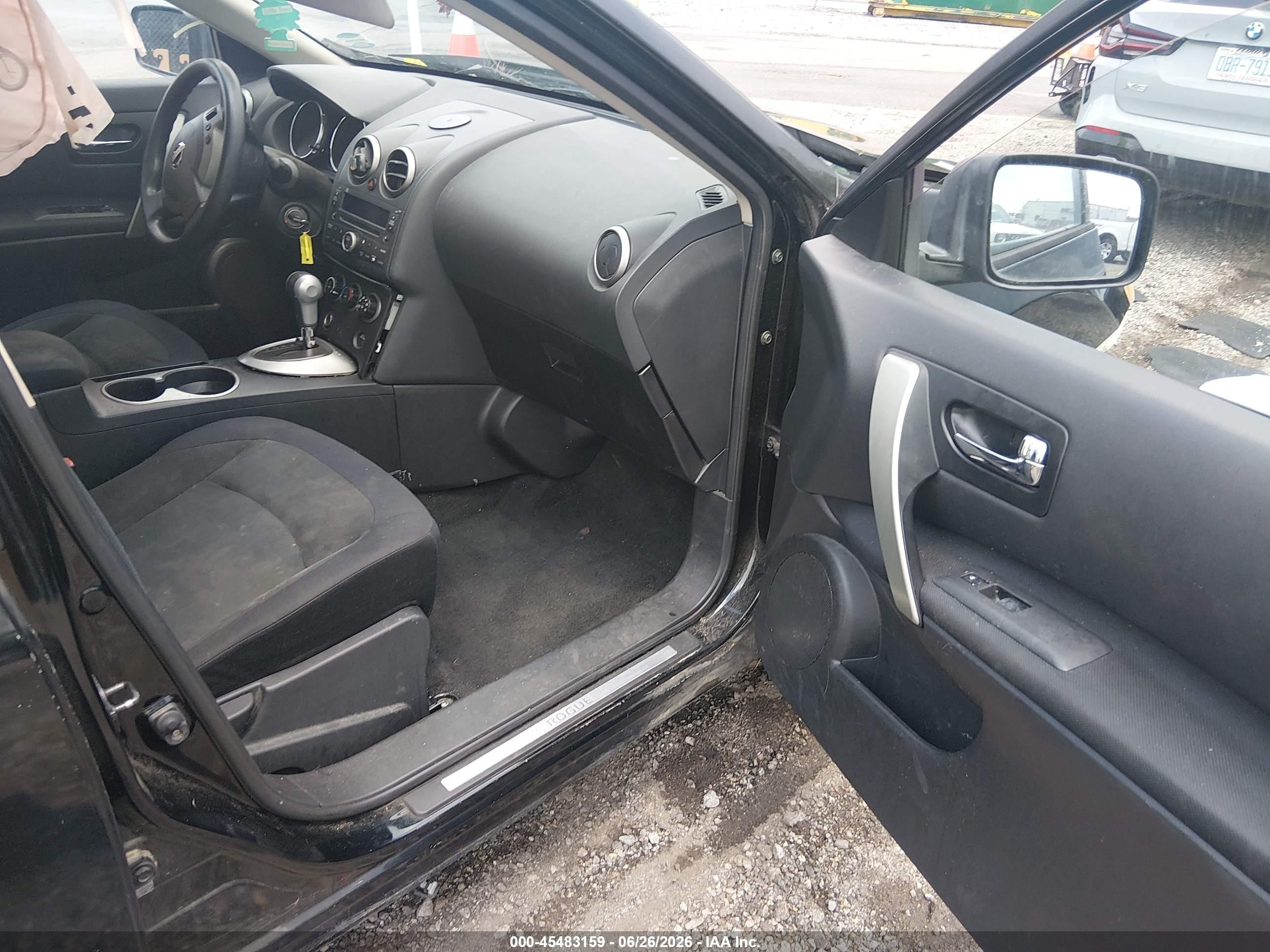 2010 Nissan Rogue S Черный vin: JN8AS5MV1AW144533