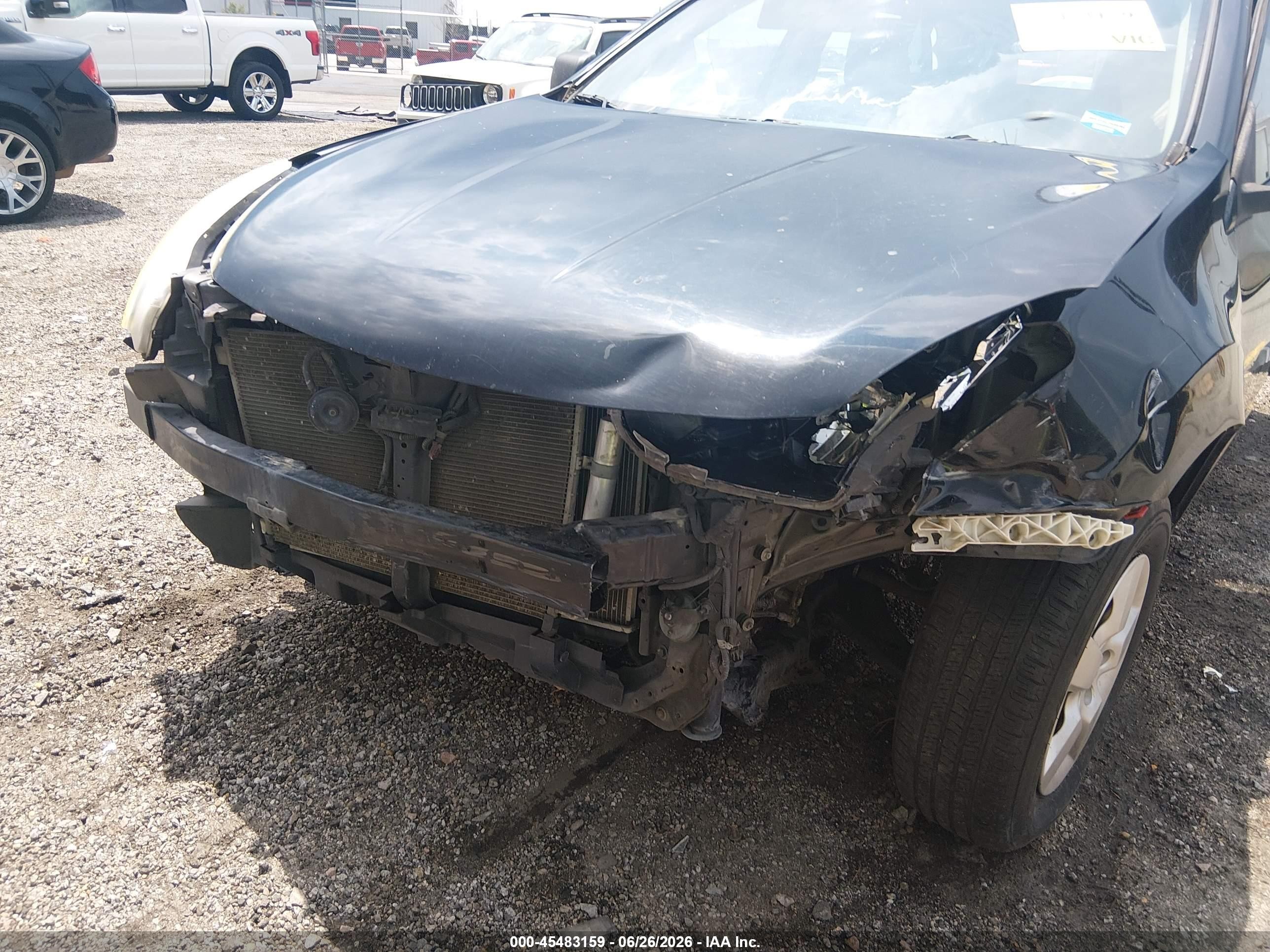 2010 Nissan Rogue S Черный vin: JN8AS5MV1AW144533