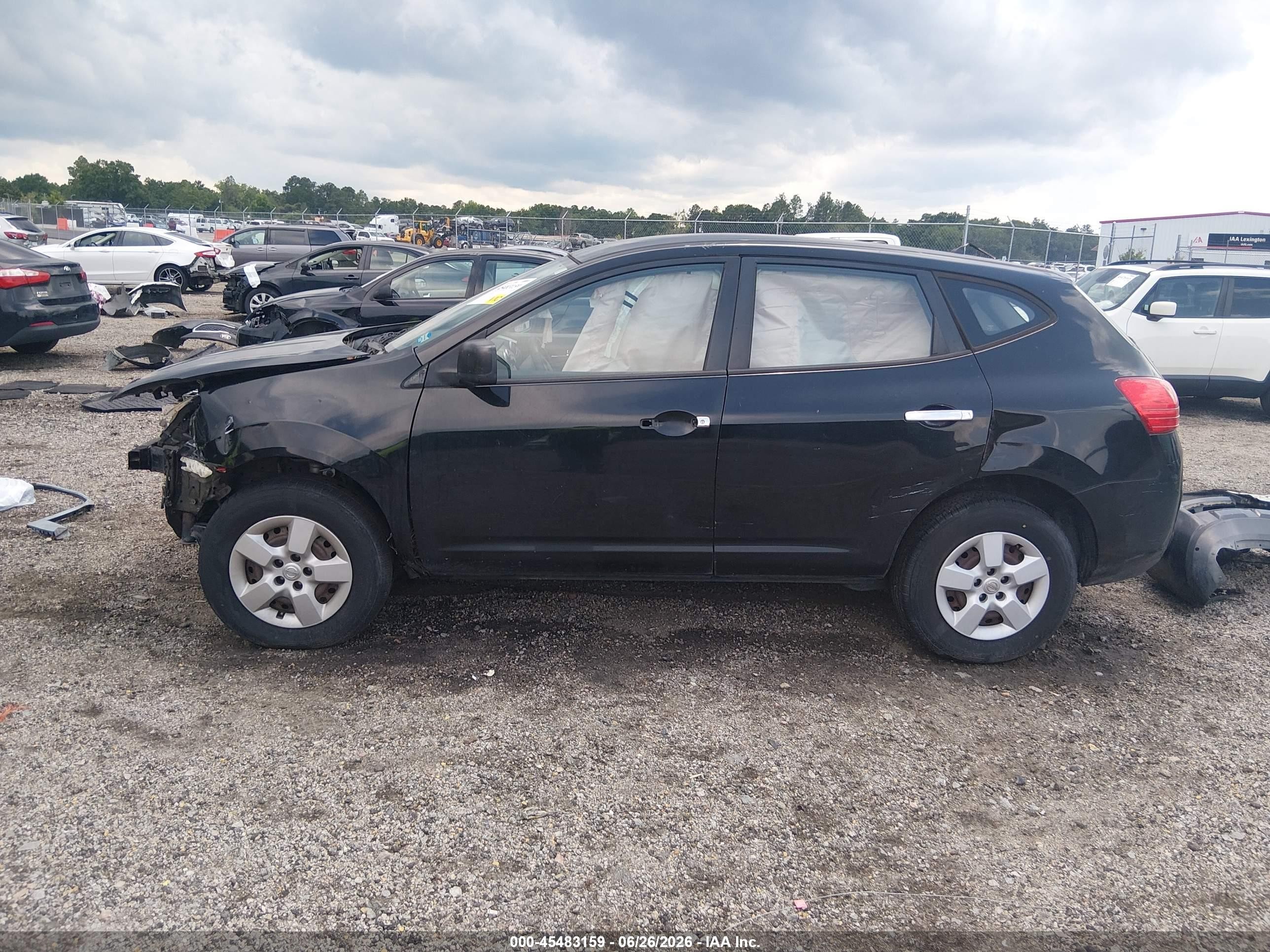 2010 Nissan Rogue S Черный vin: JN8AS5MV1AW144533