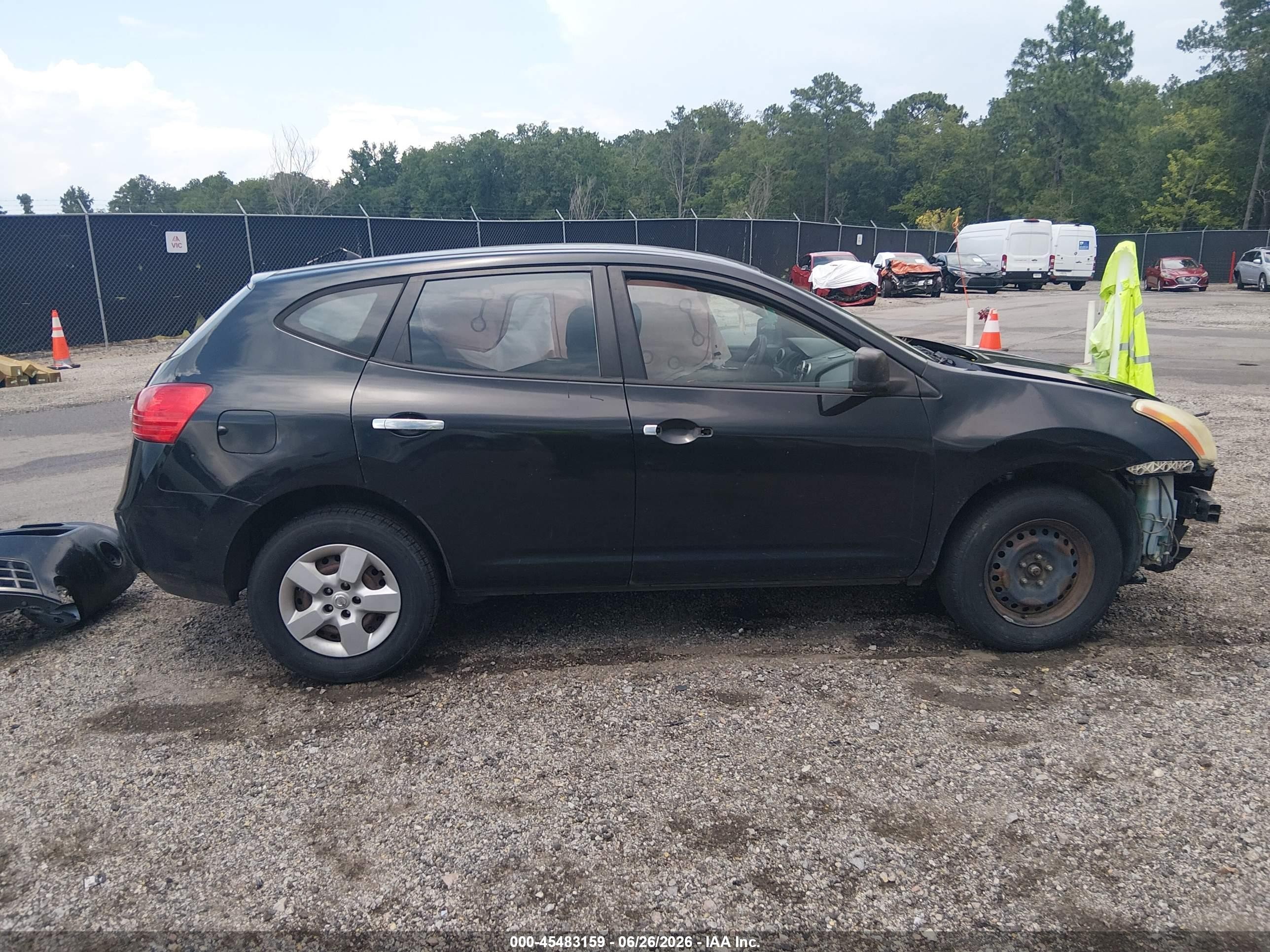 2010 Nissan Rogue S Черный vin: JN8AS5MV1AW144533