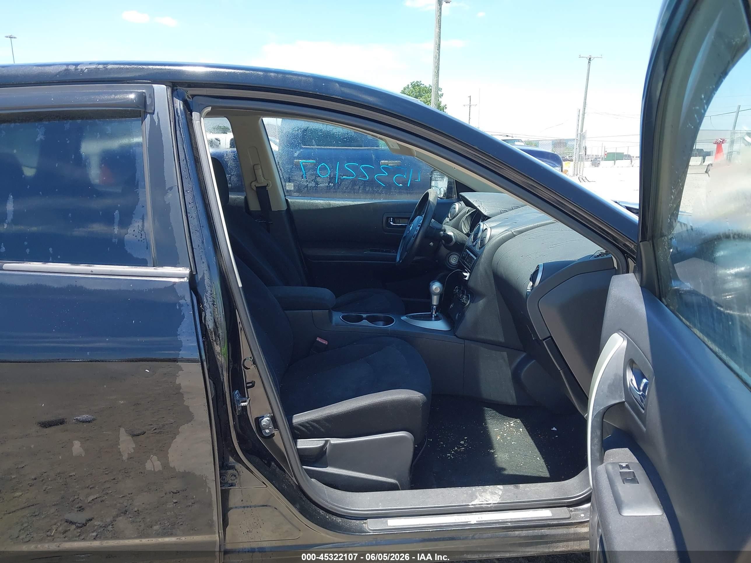 2010 Nissan Rogue S Black vin: JN8AS5MV1AW148761