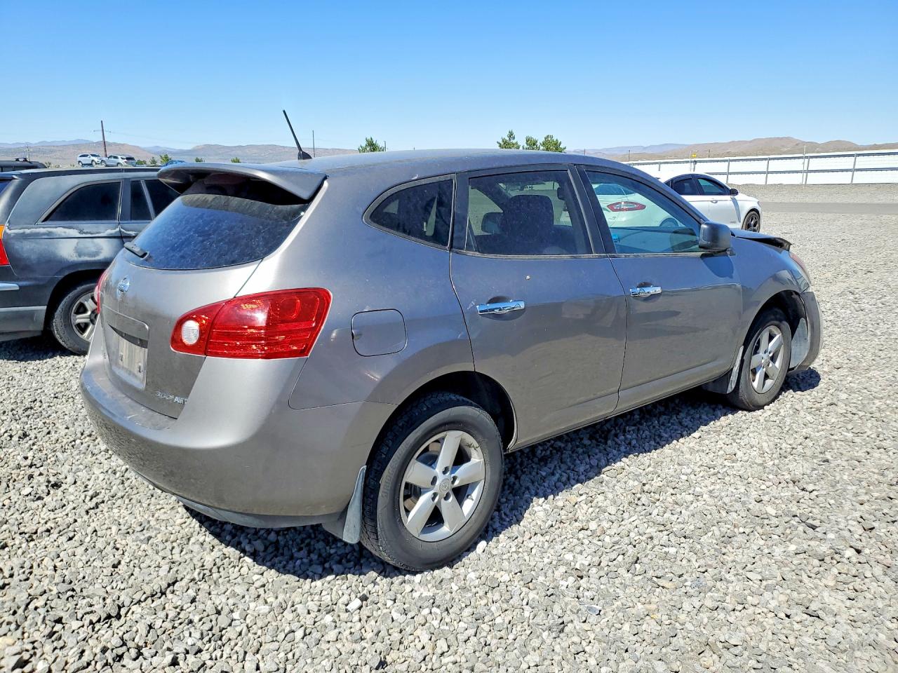 2010 Nissan Rogue S Gray vin: JN8AS5MV1AW604063