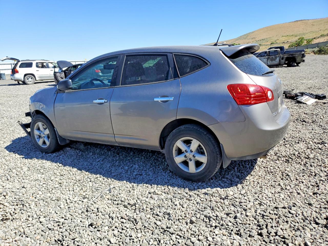 2010 Nissan Rogue S Gray vin: JN8AS5MV1AW604063