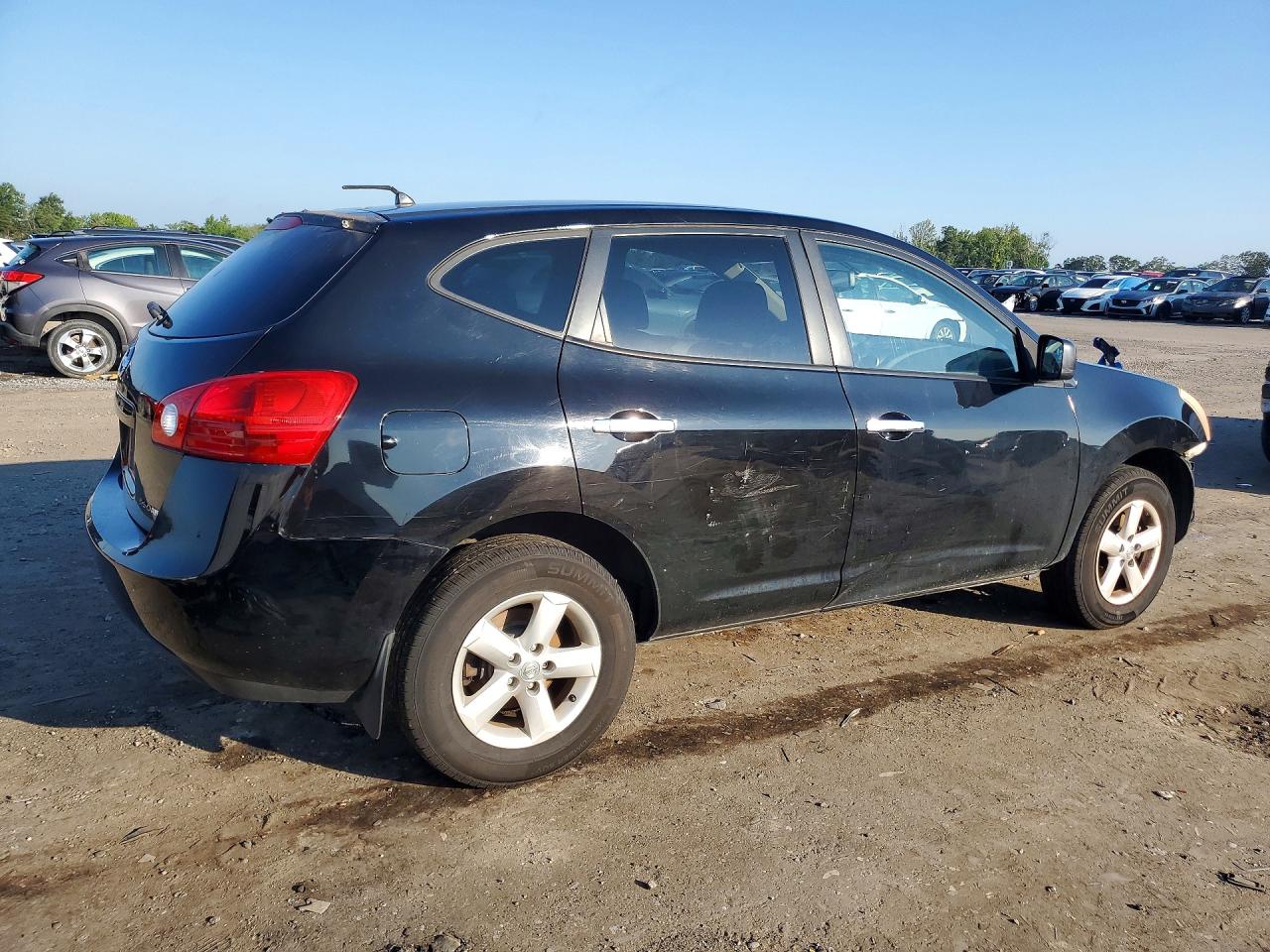 2010 Nissan Rogue S Black vin: JN8AS5MV1AW608632