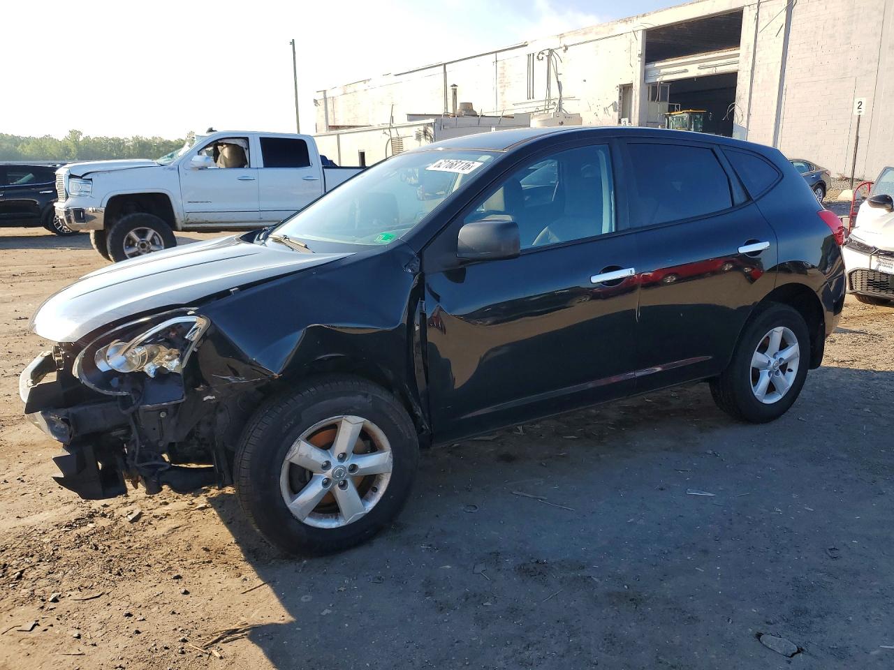 2010 Nissan Rogue S Black vin: JN8AS5MV1AW608632