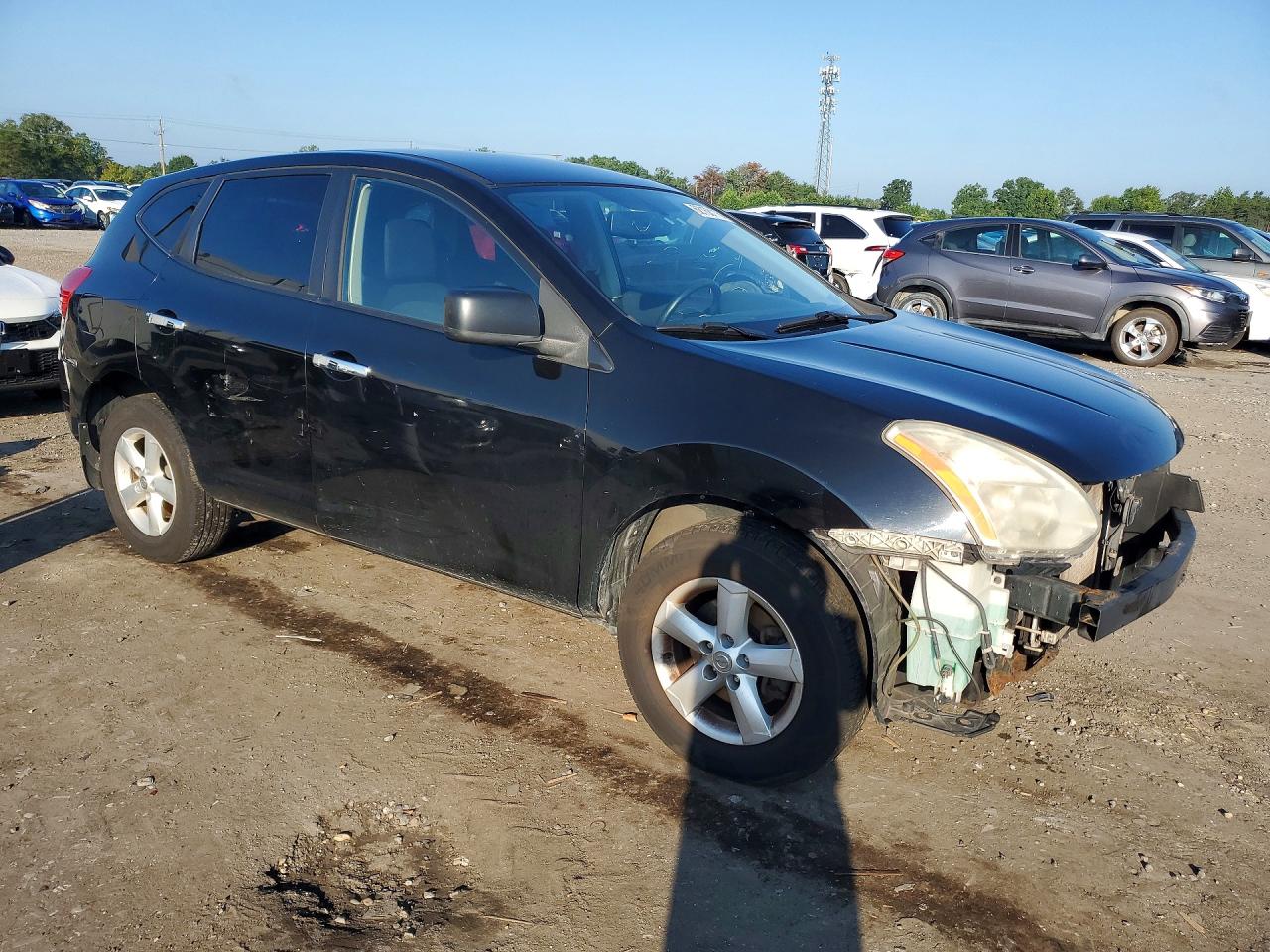 2010 Nissan Rogue S Black vin: JN8AS5MV1AW608632
