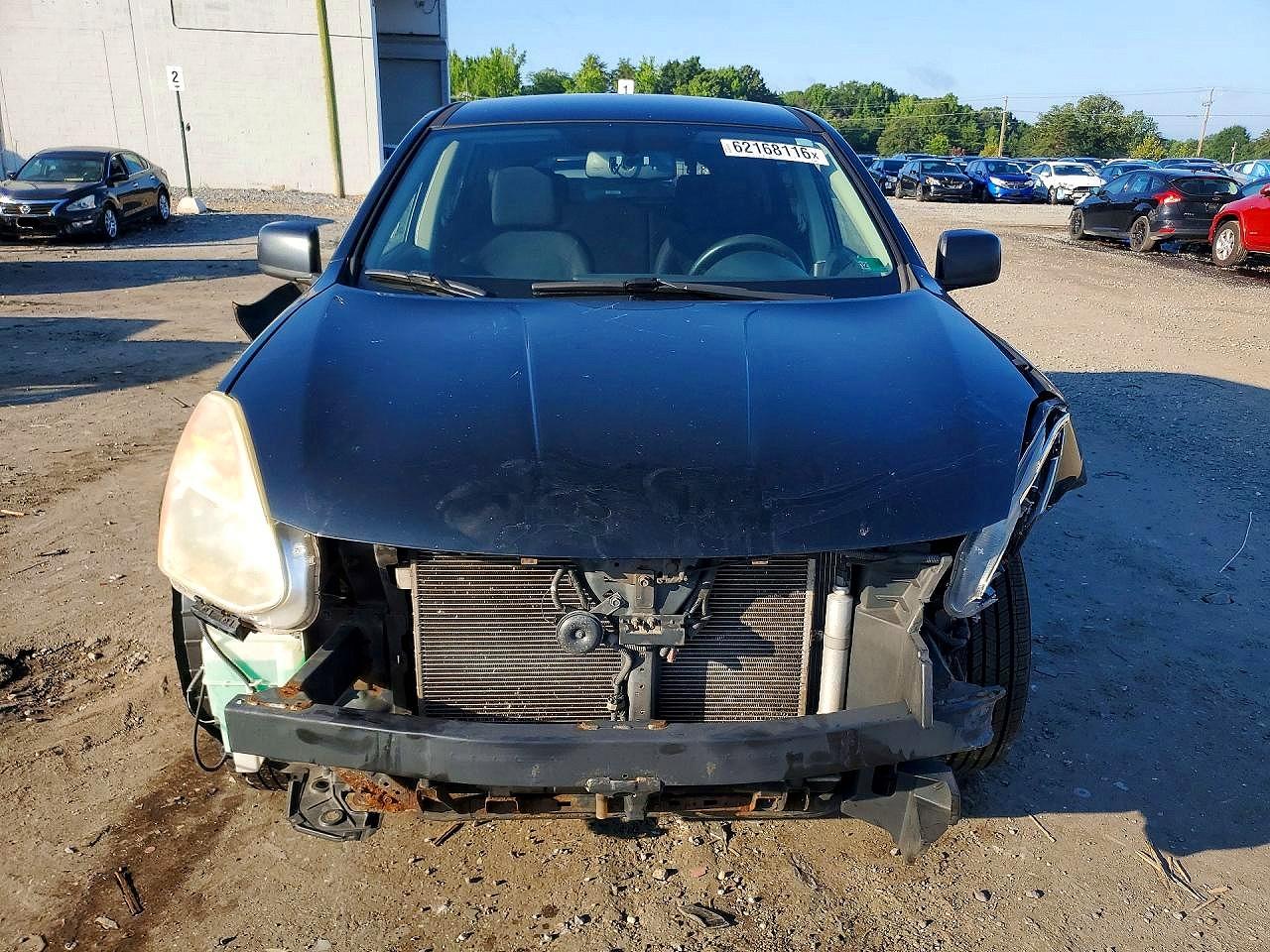 2010 Nissan Rogue S Black vin: JN8AS5MV1AW608632