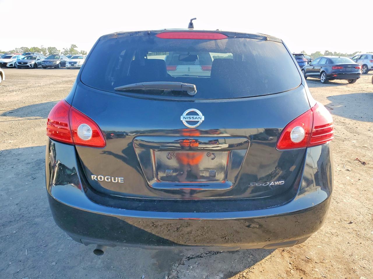 2010 Nissan Rogue S Black vin: JN8AS5MV1AW608632