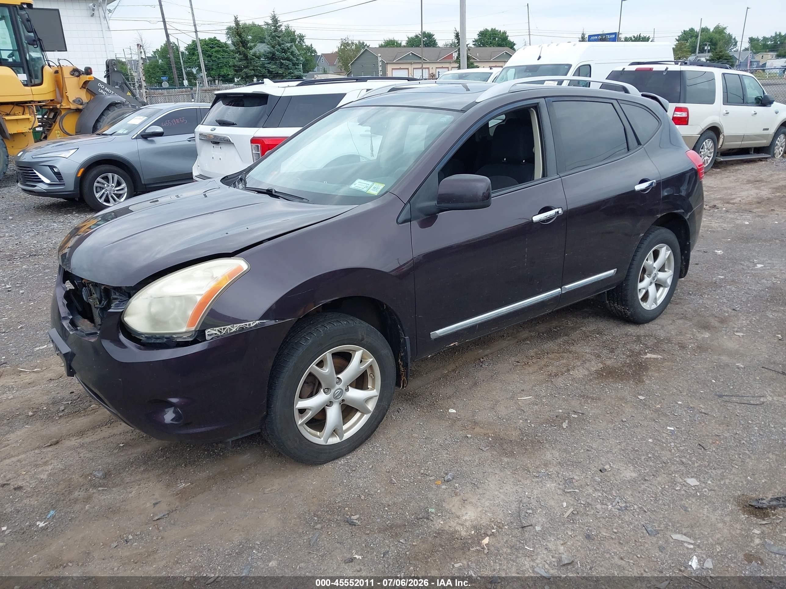 2011 Nissan Rogue Sv Фиолетовый vin: JN8AS5MV1BW267881