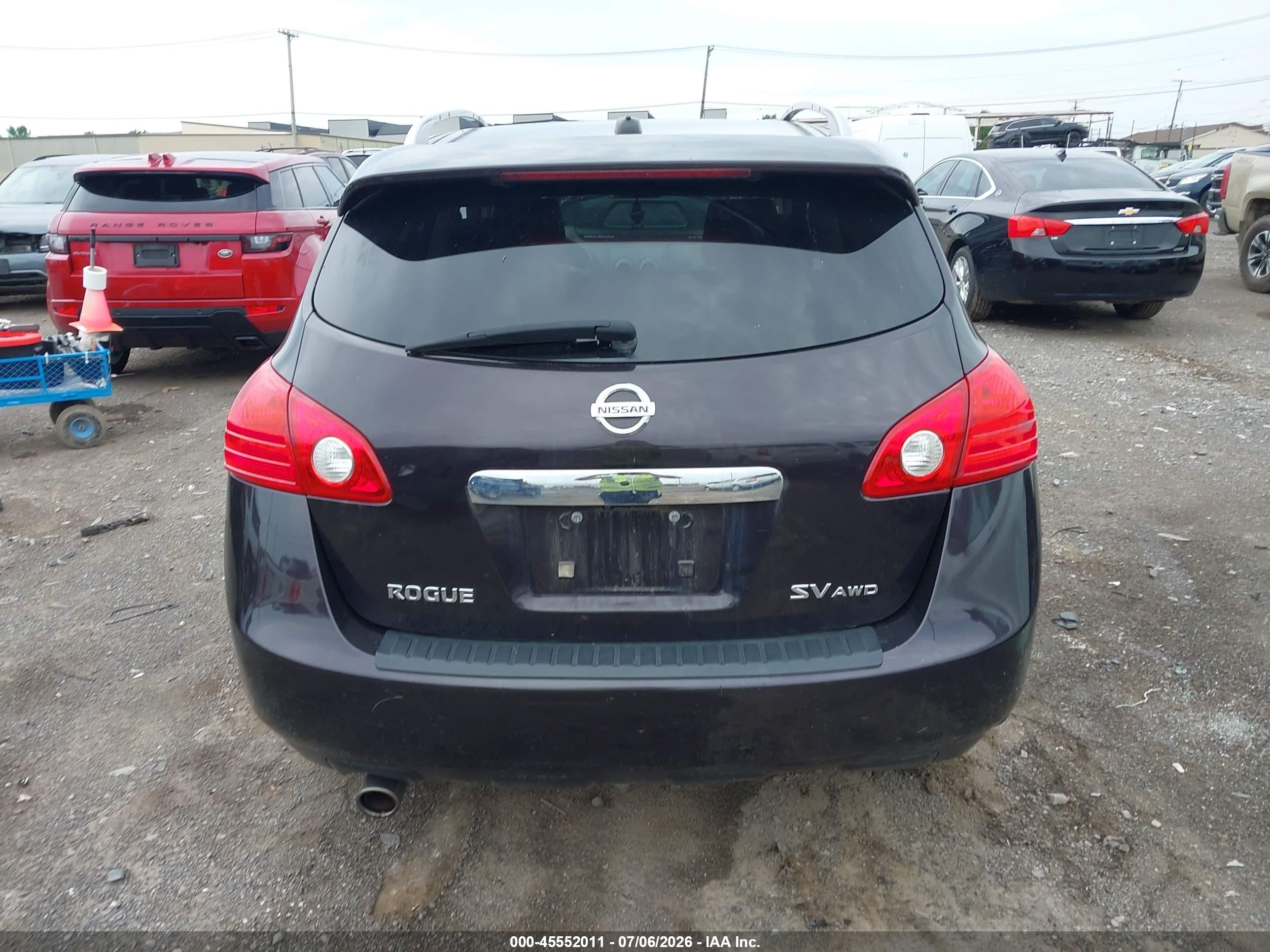 2011 Nissan Rogue Sv Фиолетовый vin: JN8AS5MV1BW267881