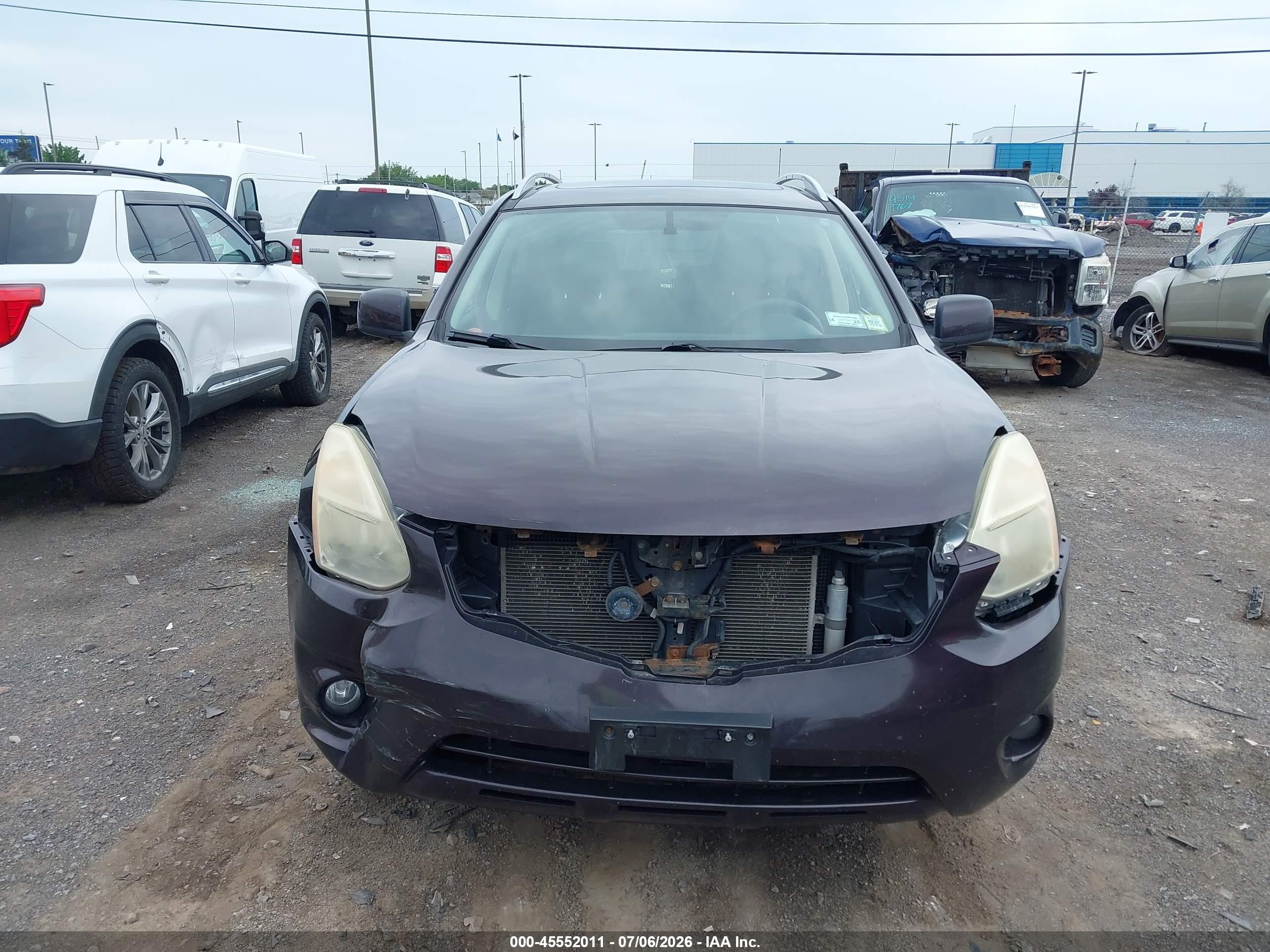 2011 Nissan Rogue Sv Фиолетовый vin: JN8AS5MV1BW267881
