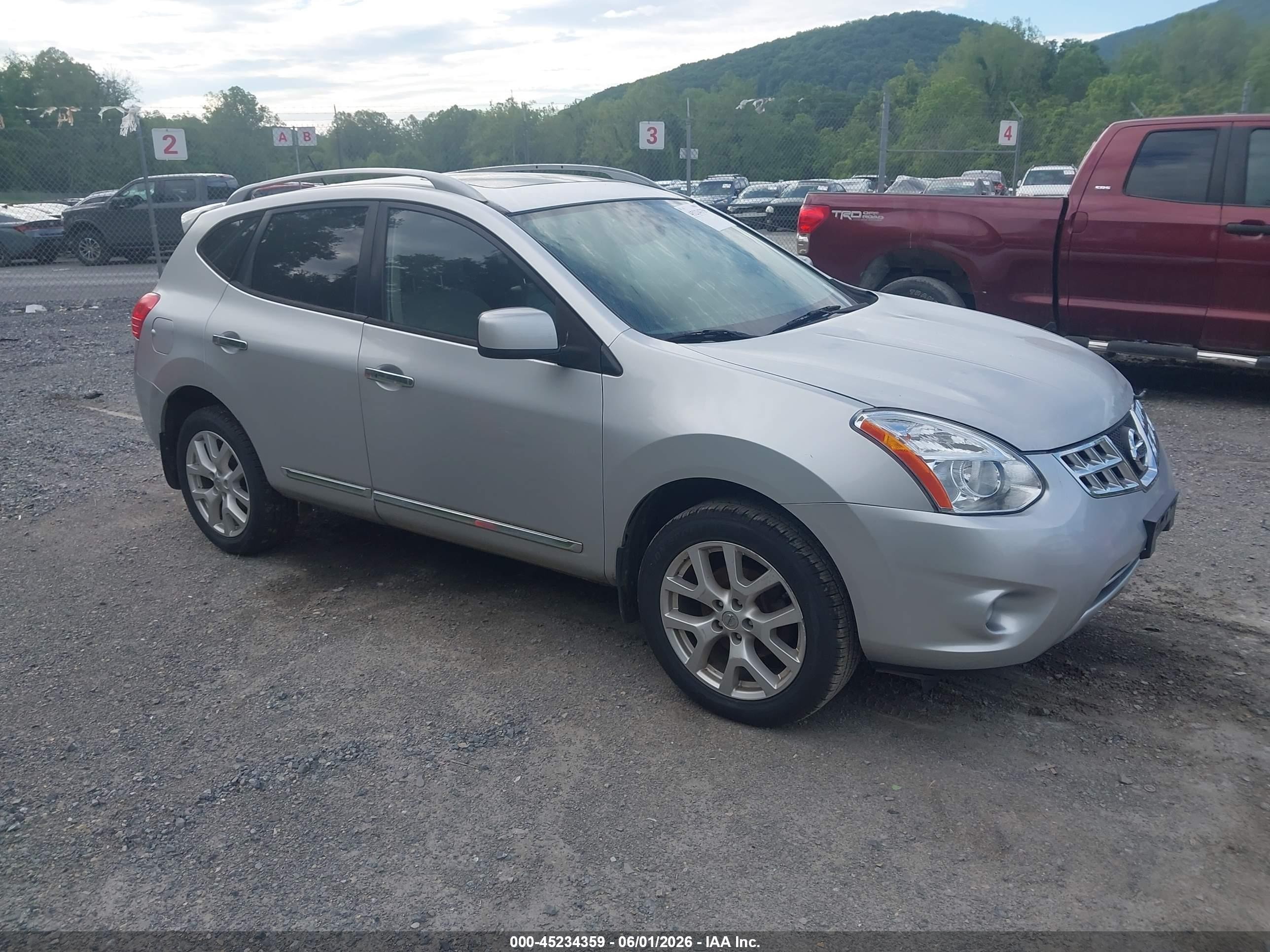 2011 Nissan Rogue Sv Silver vin: JN8AS5MV1BW269436