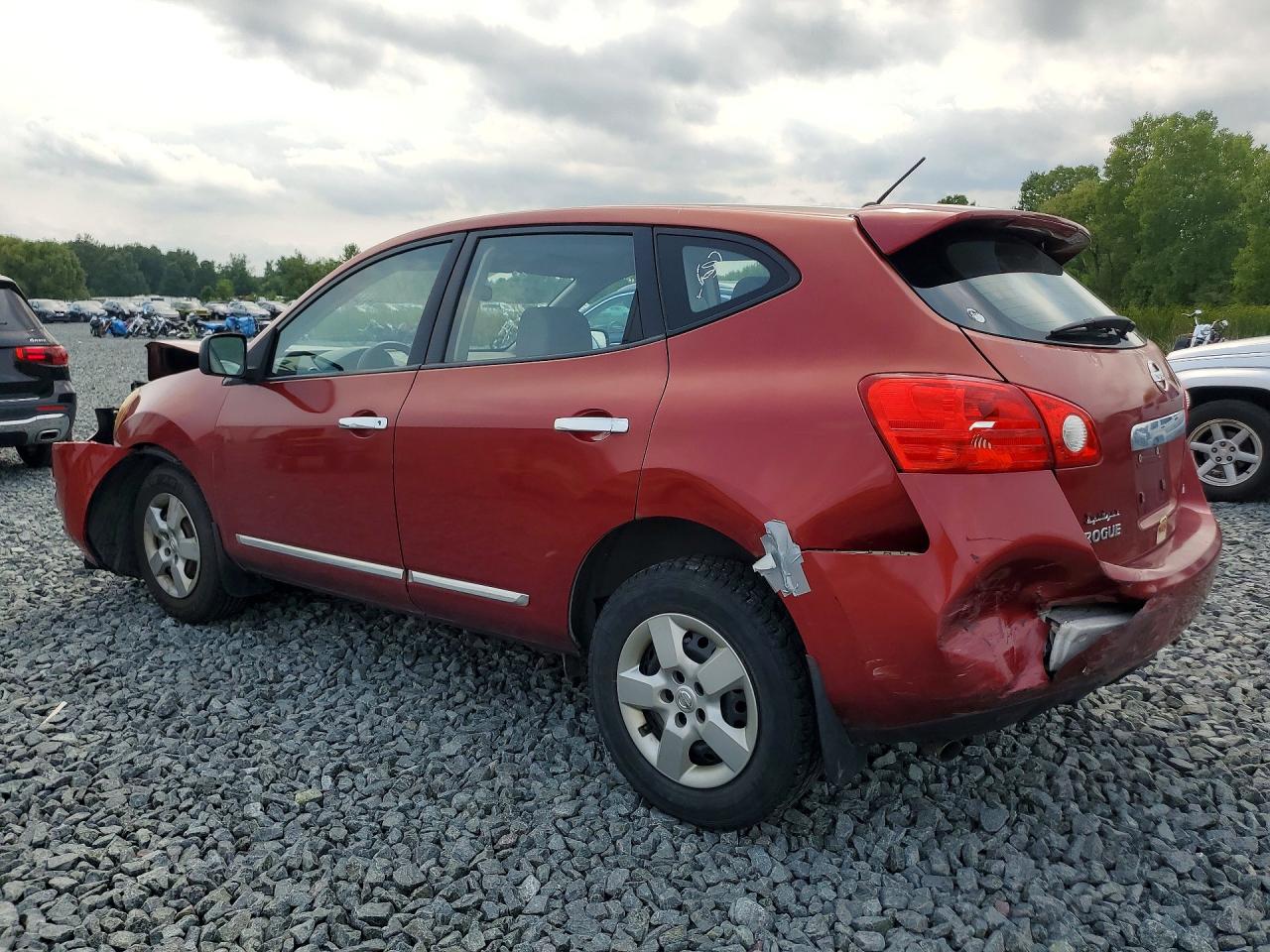 2011 Nissan Rogue S Red vin: JN8AS5MV1BW270148