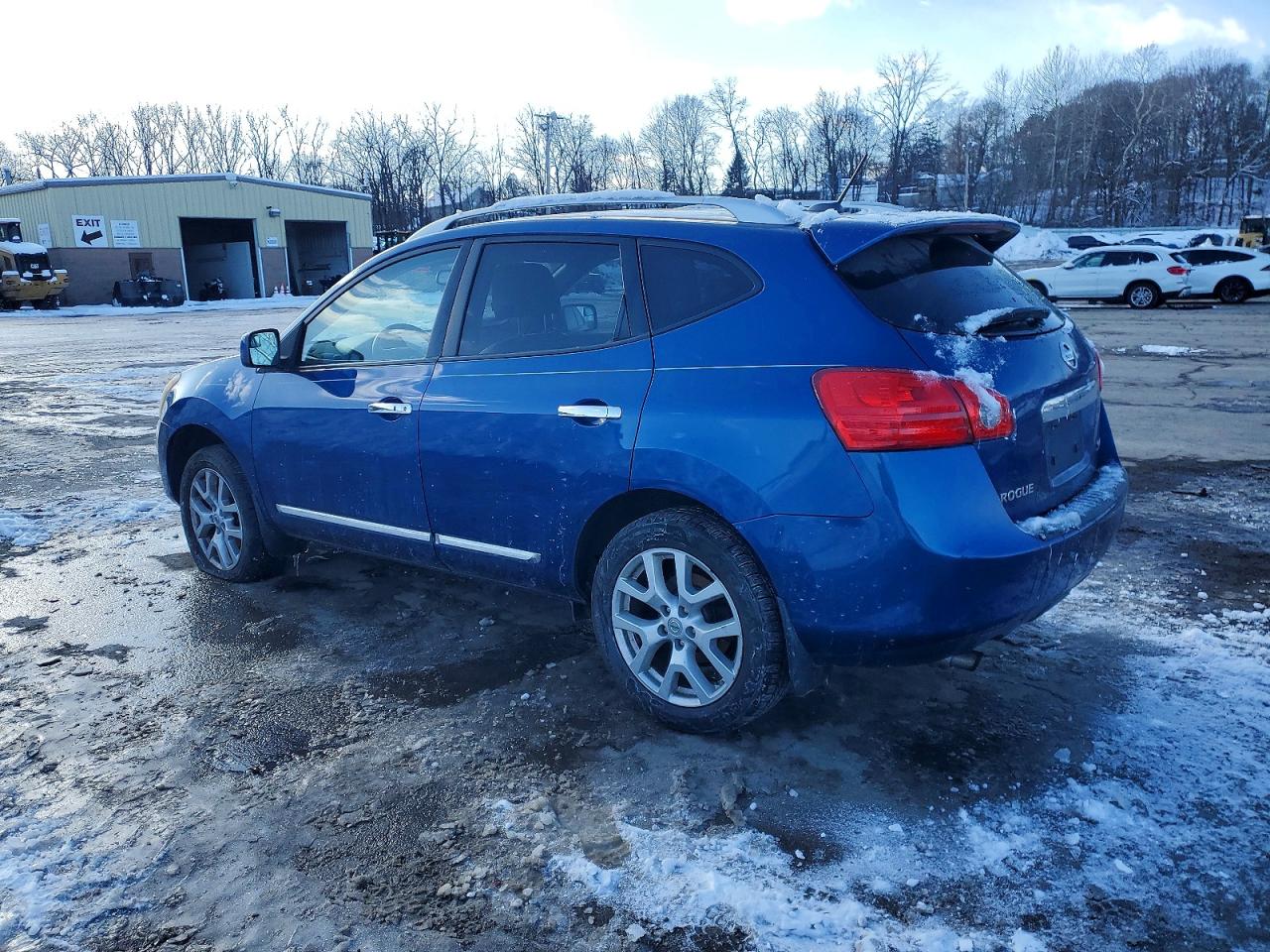2011 Nissan Rogue S Blue vin: JN8AS5MV1BW274460
