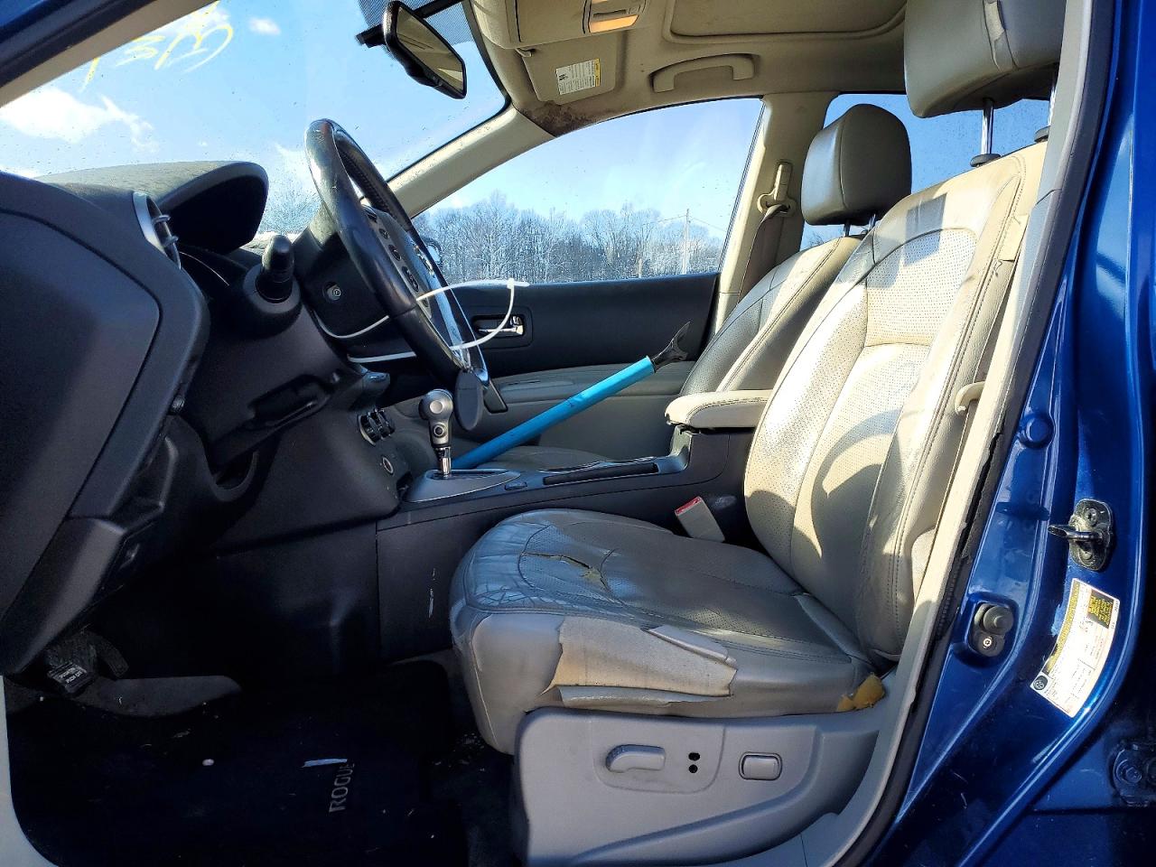 2011 Nissan Rogue S Blue vin: JN8AS5MV1BW274460