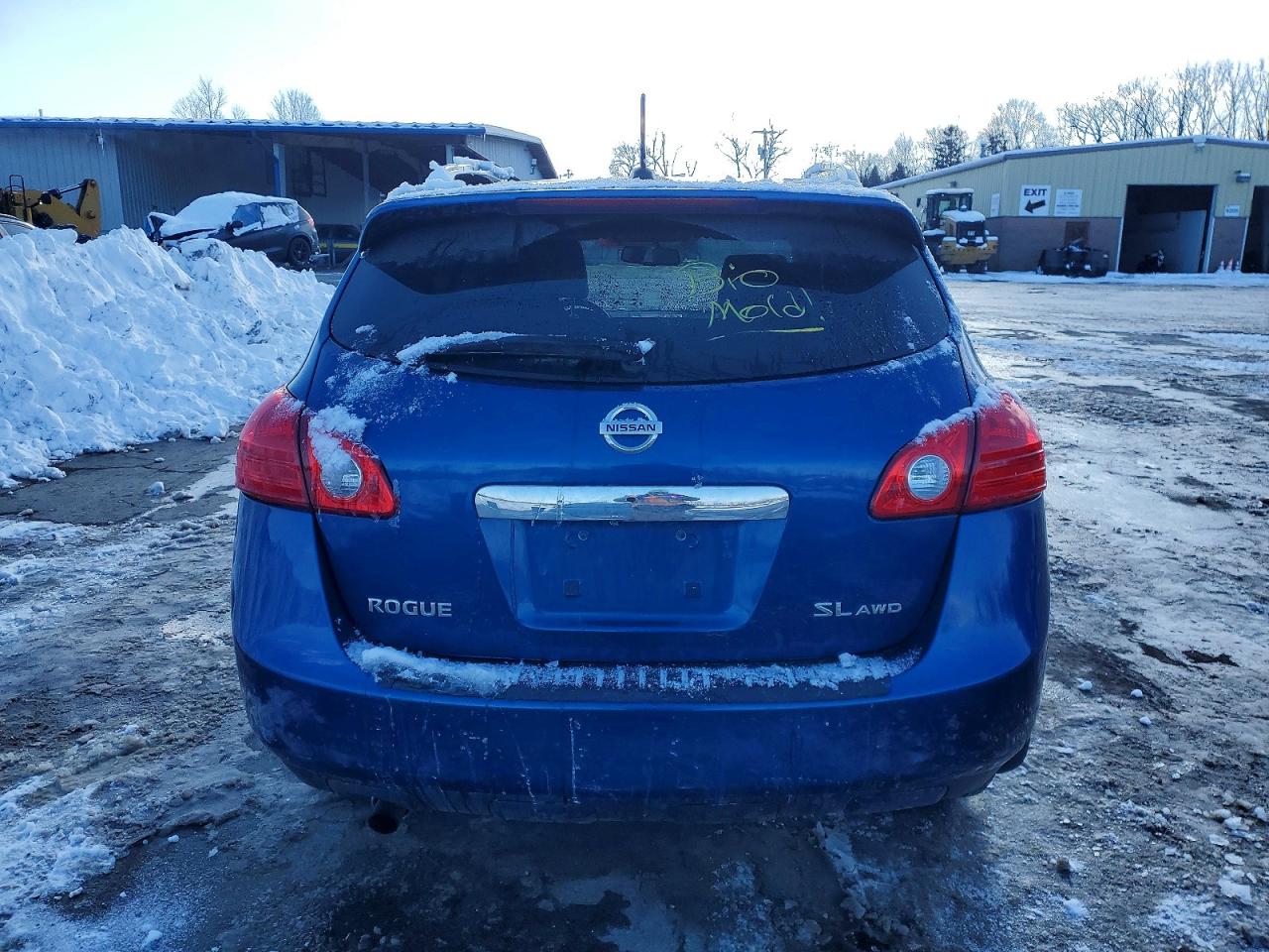 2011 Nissan Rogue S Blue vin: JN8AS5MV1BW274460