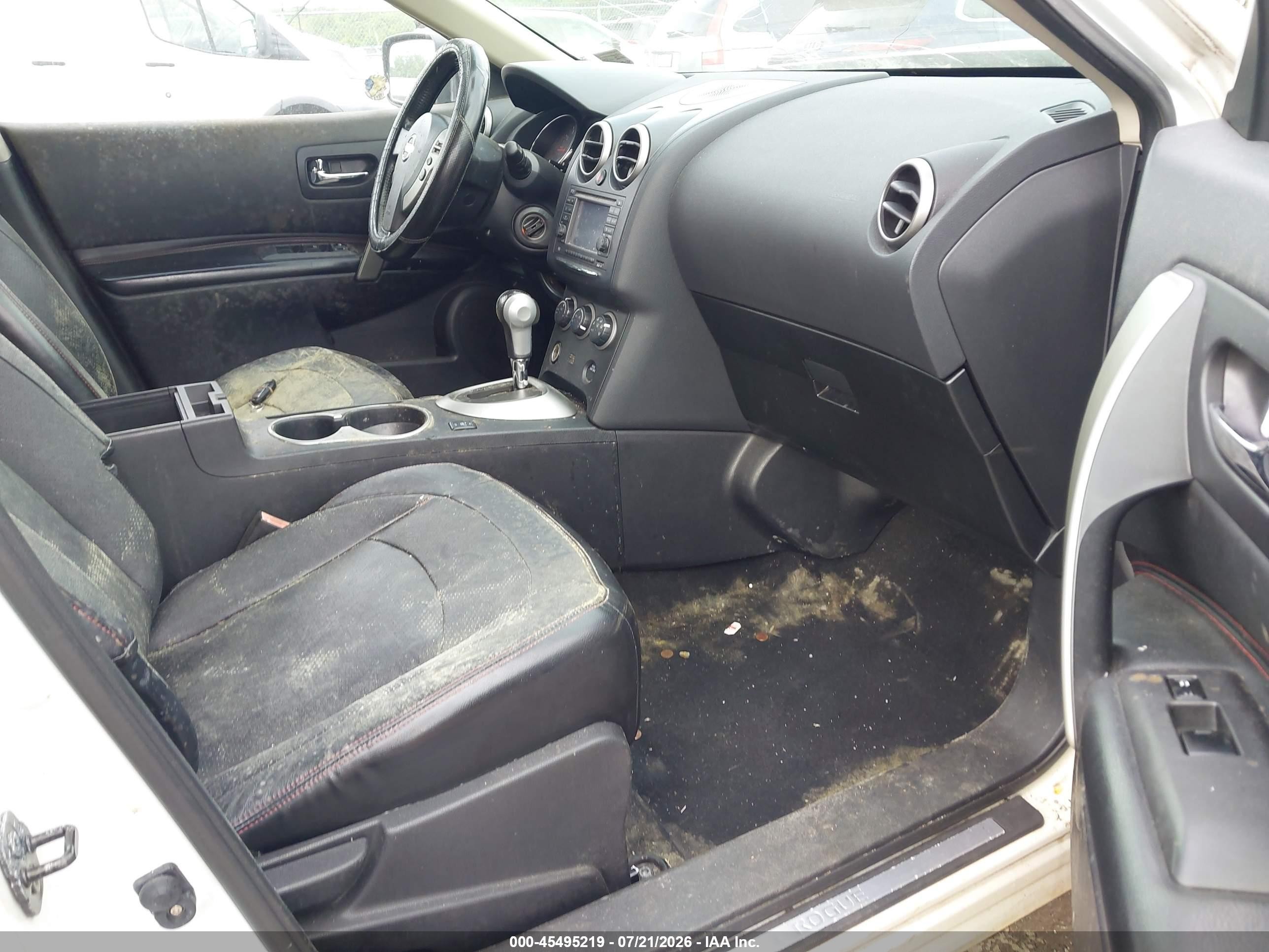 2011 Nissan Rogue Sv White vin: JN8AS5MV1BW288293
