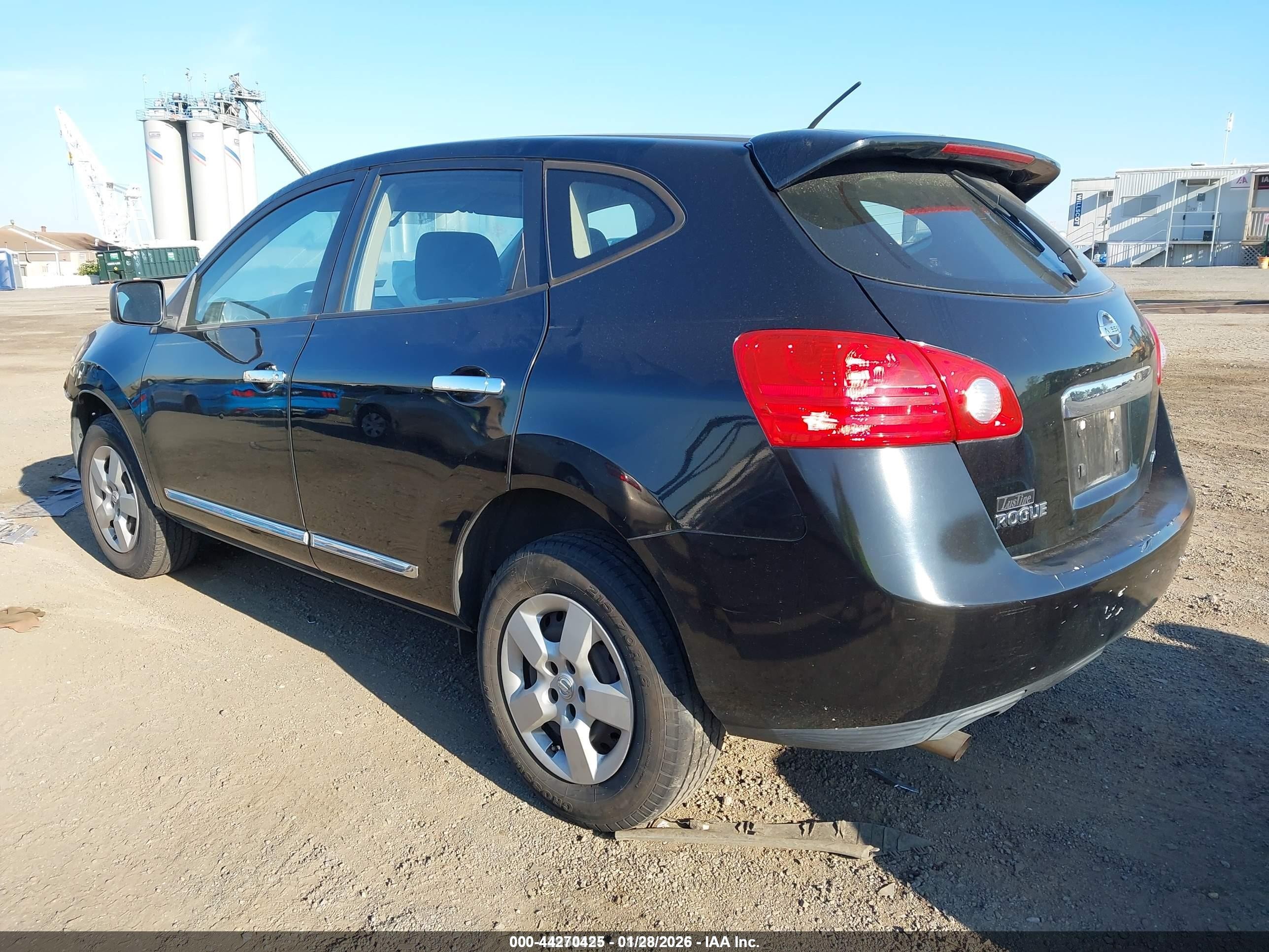 2011 Nissan Rogue S Black vin: JN8AS5MV1BW291680