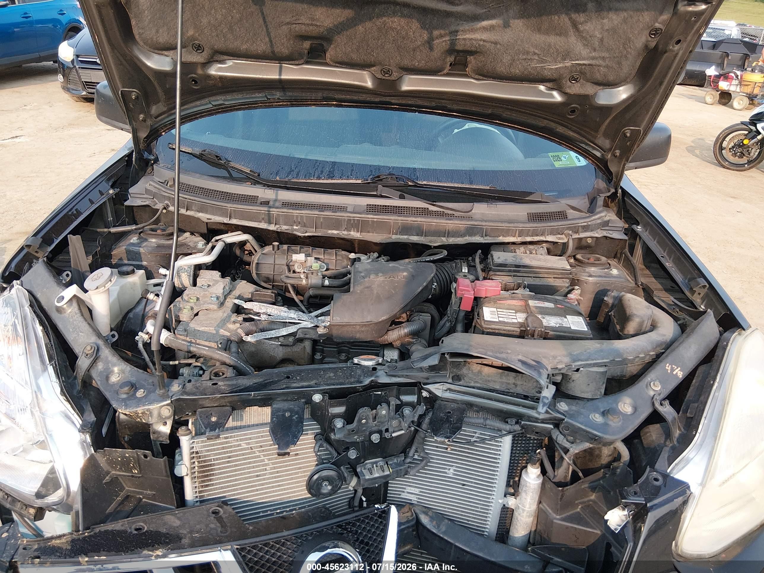 2011 Nissan Rogue S Черный vin: JN8AS5MV1BW297558