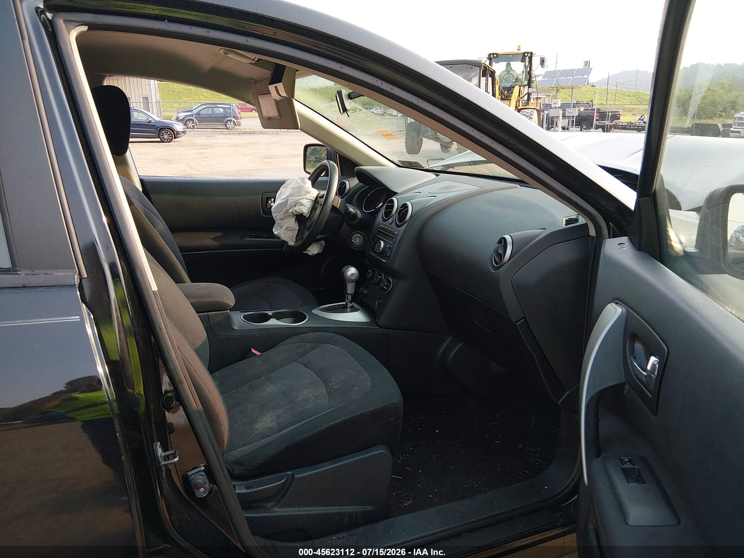 2011 Nissan Rogue S Черный vin: JN8AS5MV1BW297558