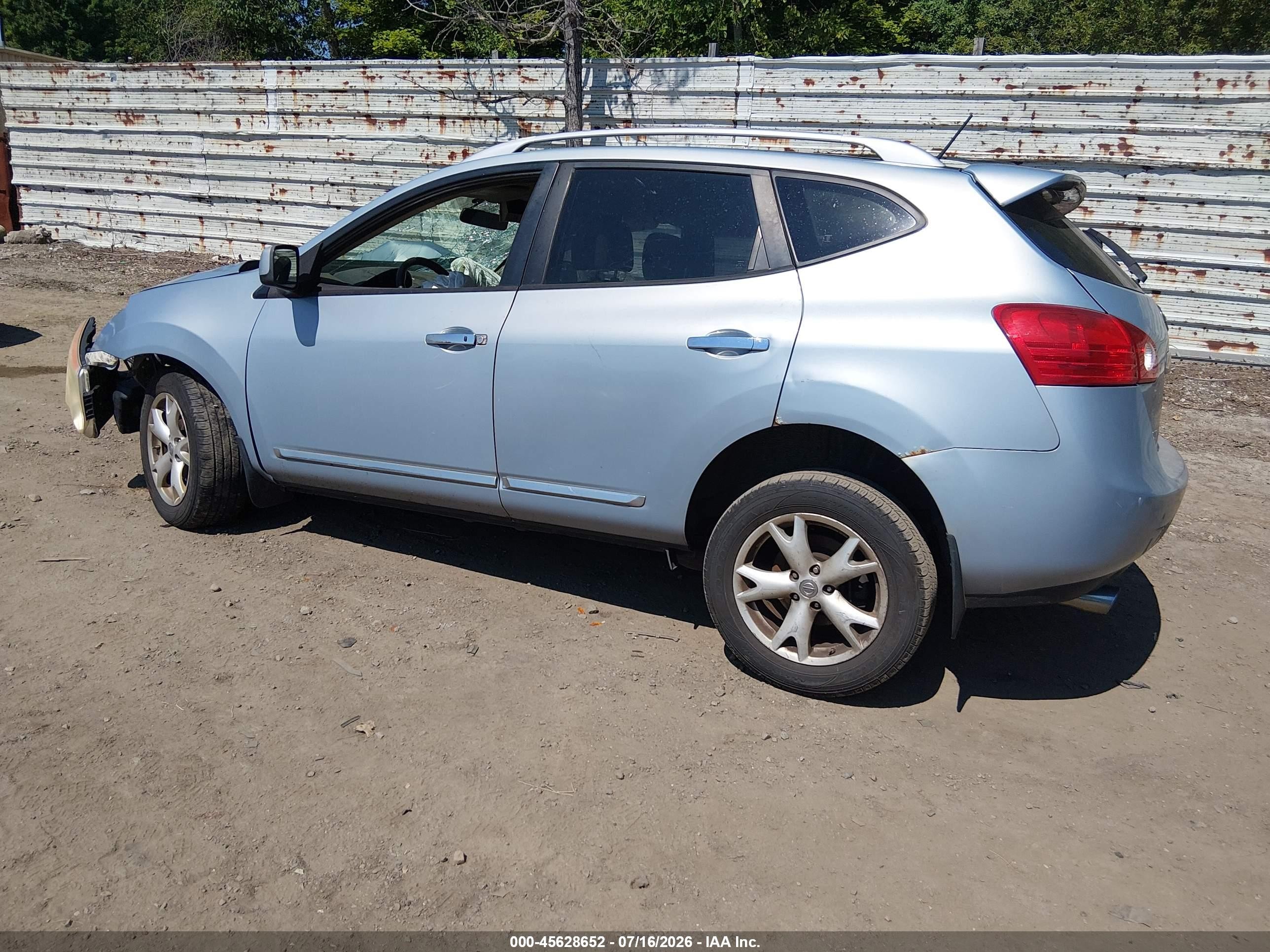 2011 Nissan Rogue Sv Blue vin: JN8AS5MV1BW297639