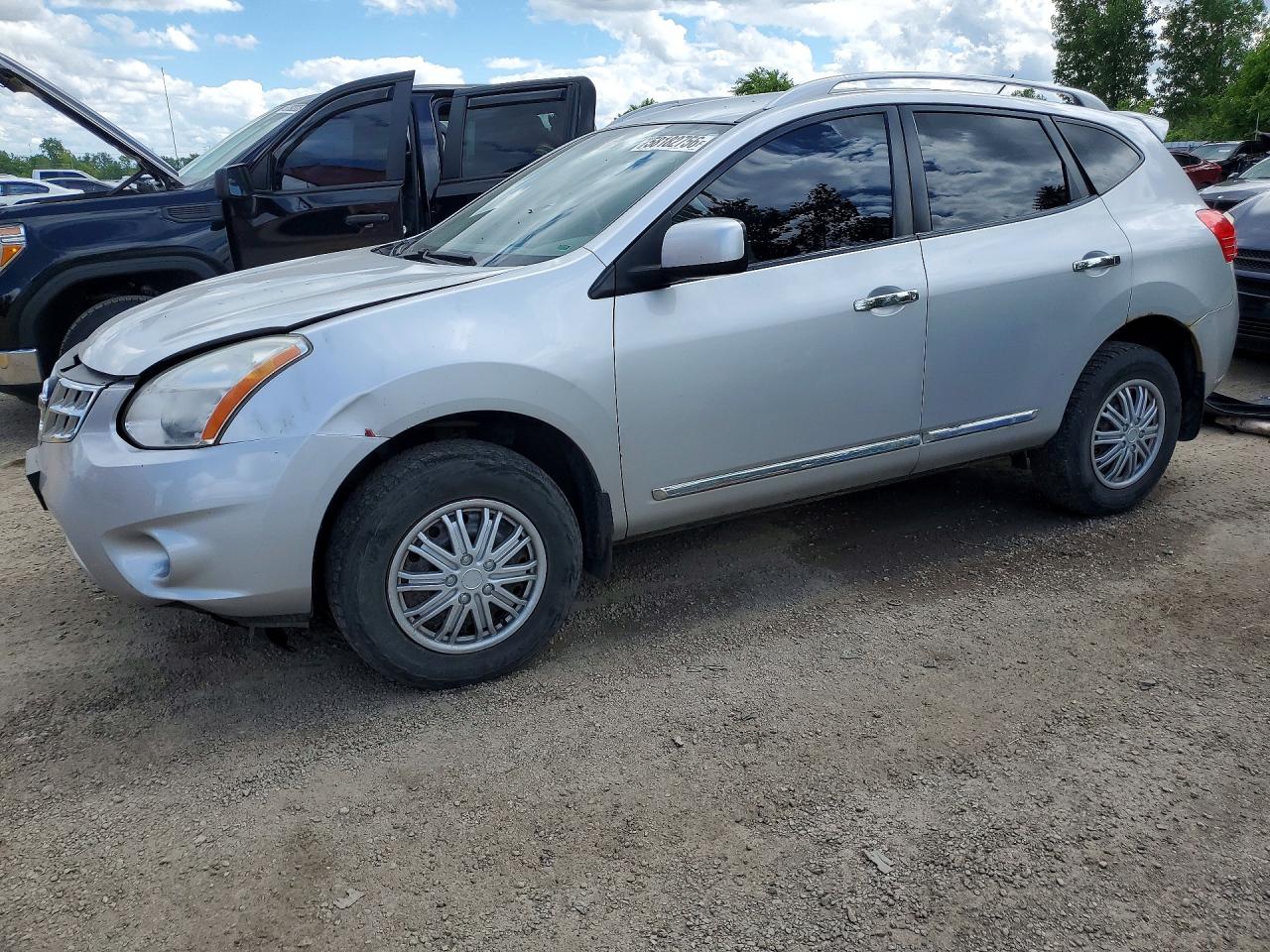 2011 Nissan Rogue S Silver vin: JN8AS5MV1BW300071