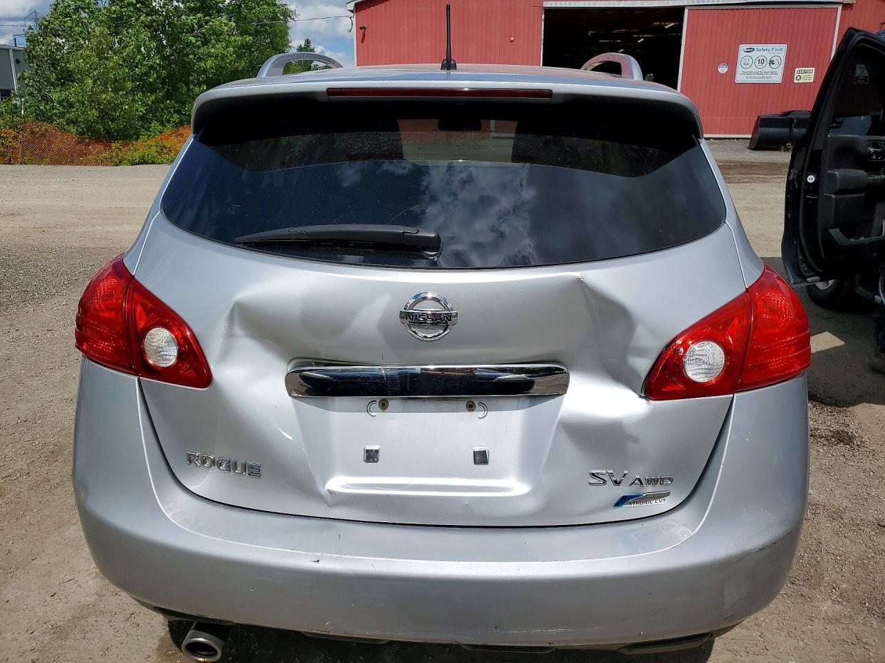 2011 Nissan Rogue S Silver vin: JN8AS5MV1BW300071