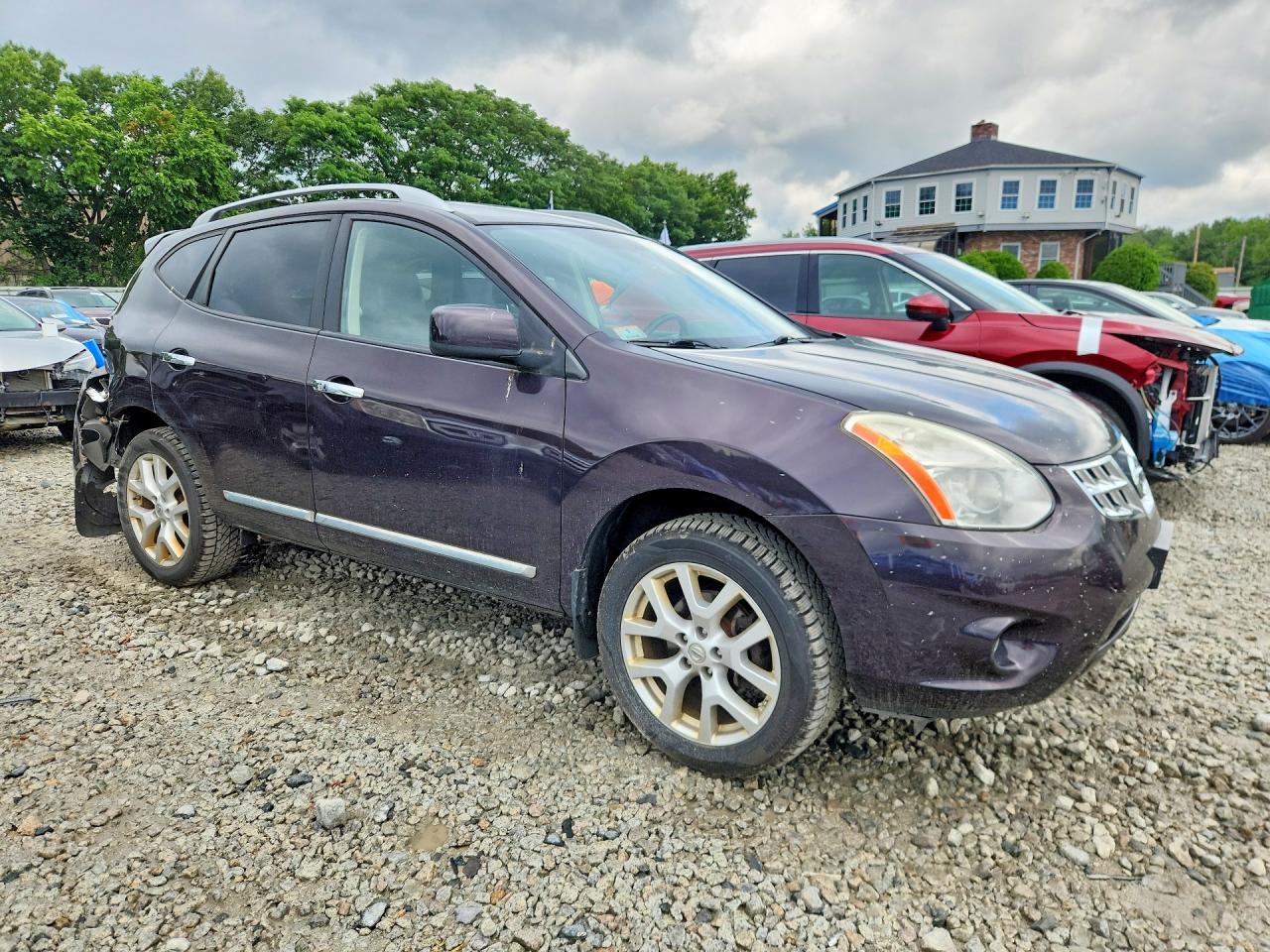 2011 Nissan Rogue S Черный vin: JN8AS5MV1BW301625