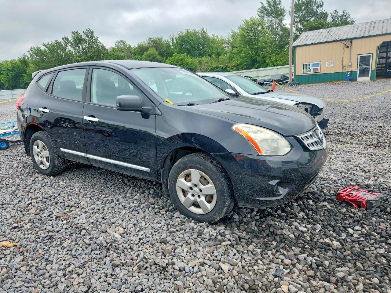 2011 Nissan Rogue S Черный vin: JN8AS5MV1BW661106
